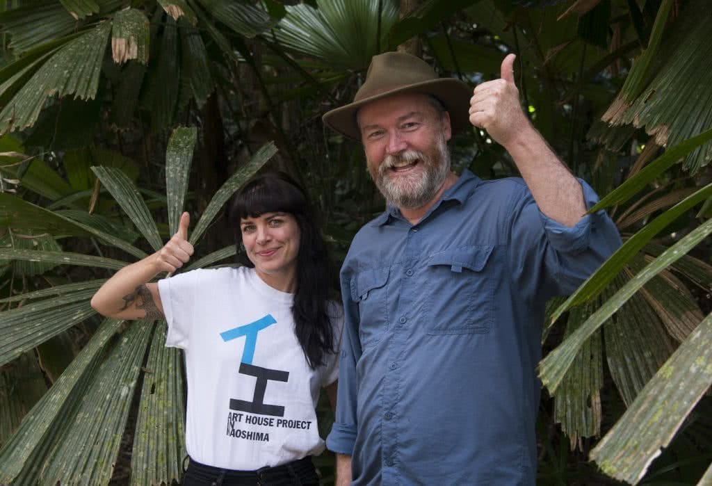 We're Buying A Hectare of Rainforest in Far North Queensland! Here's Why, Kate Stevens, Kelvin and Kate, thumbs up, trees
