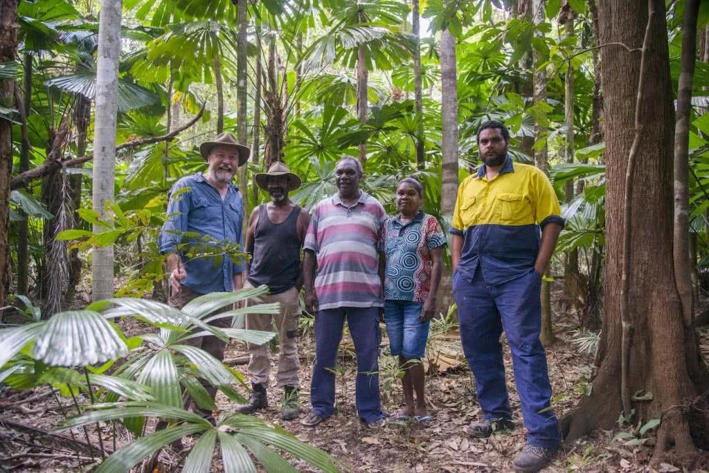 We're Buying A Hectare of Rainforest in Far North Queensland! Here's Why, Kate Stevens, Andrew, Jabalbina and Kelvin, Indigenous, rainforest, trees, workers