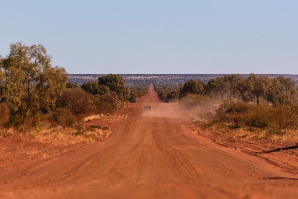 How To Drive From Adelaide To Uluru The Explorer's Way, Adrian Mascenon, dirt road, dust, desert