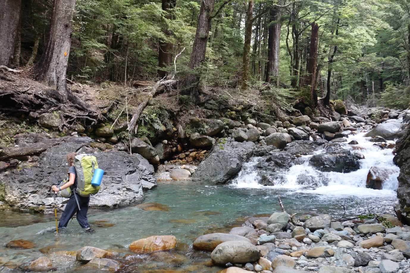 Bewildered // An Interview With Laura Waters by Mattie Gould, hiker, river crossing