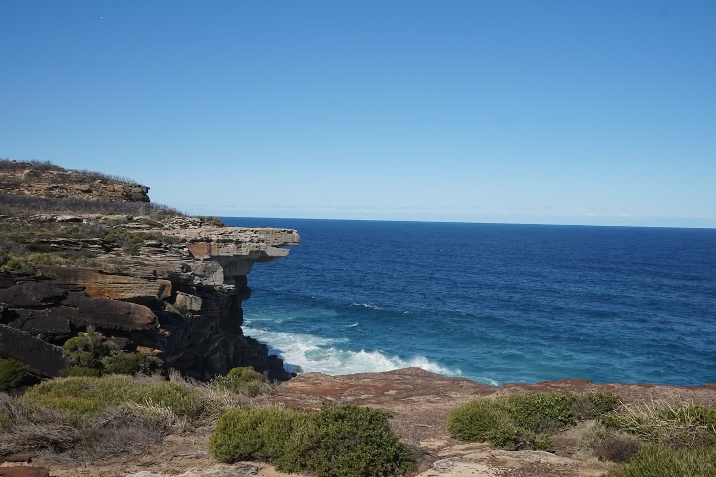 Choo-choo-choose the train for your next adventure, Amy Fairall, rocks, ocean Eagle Rock, Royal National Park