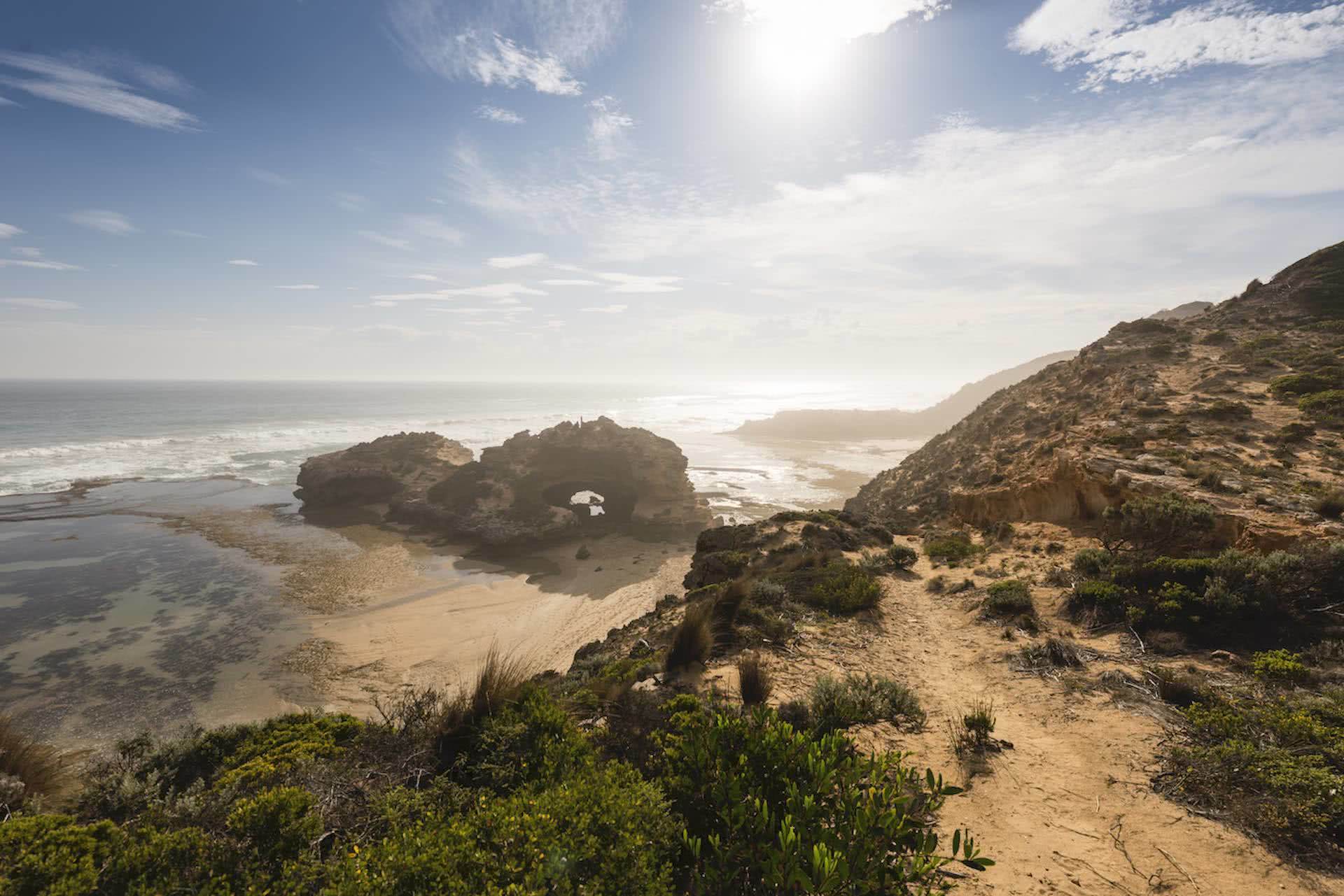 Summer's Arrived! Here's How You Can Make The Most Of It In Melbourne, photo courtesy of Visit Vic, London Bridge, Mornington Peninsula, ocean, beach, cliffs