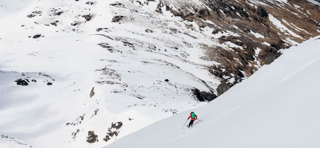 These Backcountry Lines Are Less Than An Hour From Queenstown, photo by Mark Clinton. the north face, FUTURELIGHT, backcountry, skiing, south island, queenstown,