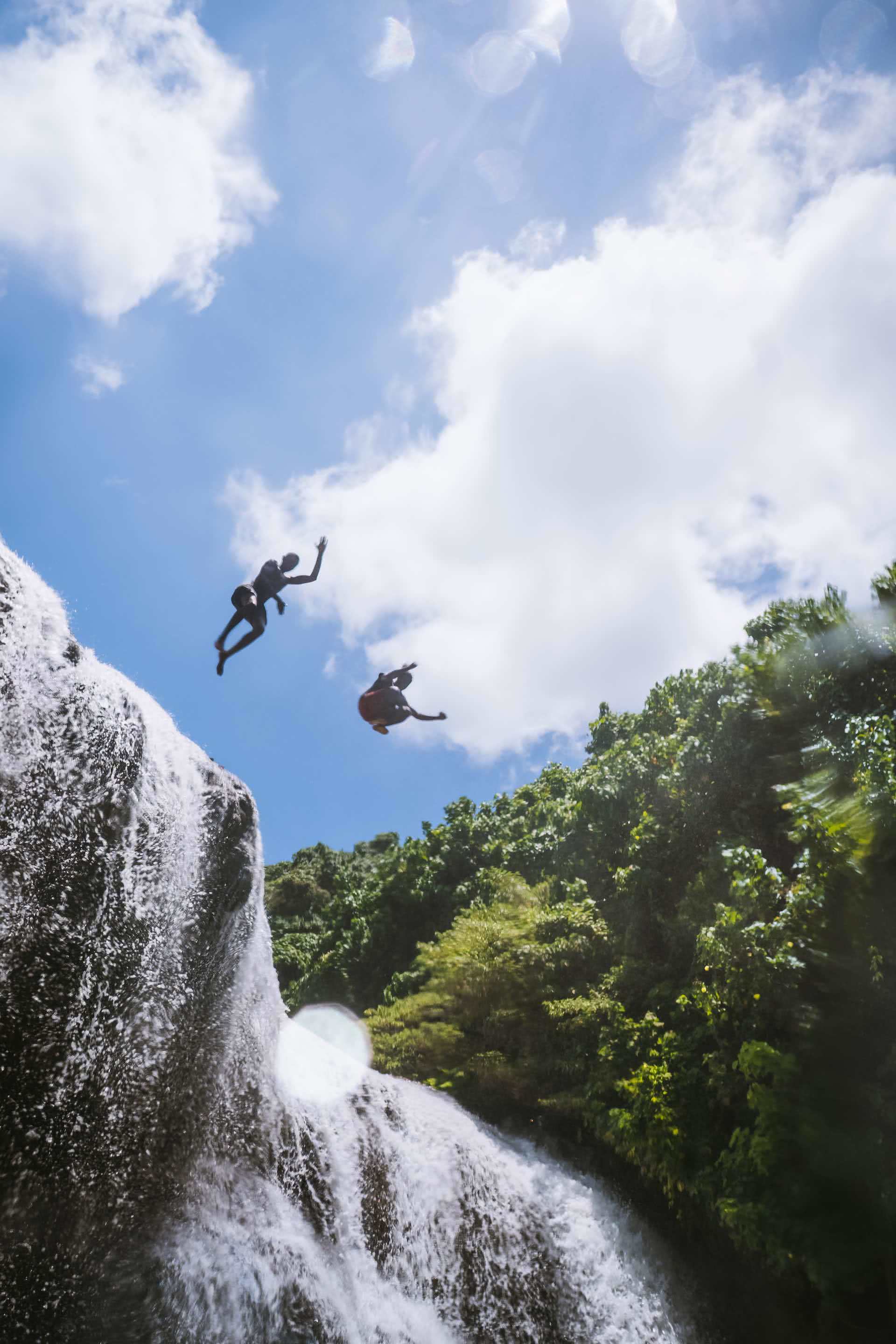 How a Visit to Vanuatu's Outer Islands Changed How I See the World, Ruby Claire, photos by Ben Savage and Ain Raadik, Maewo, Naone, Waterfall, jumping, river, boys, island