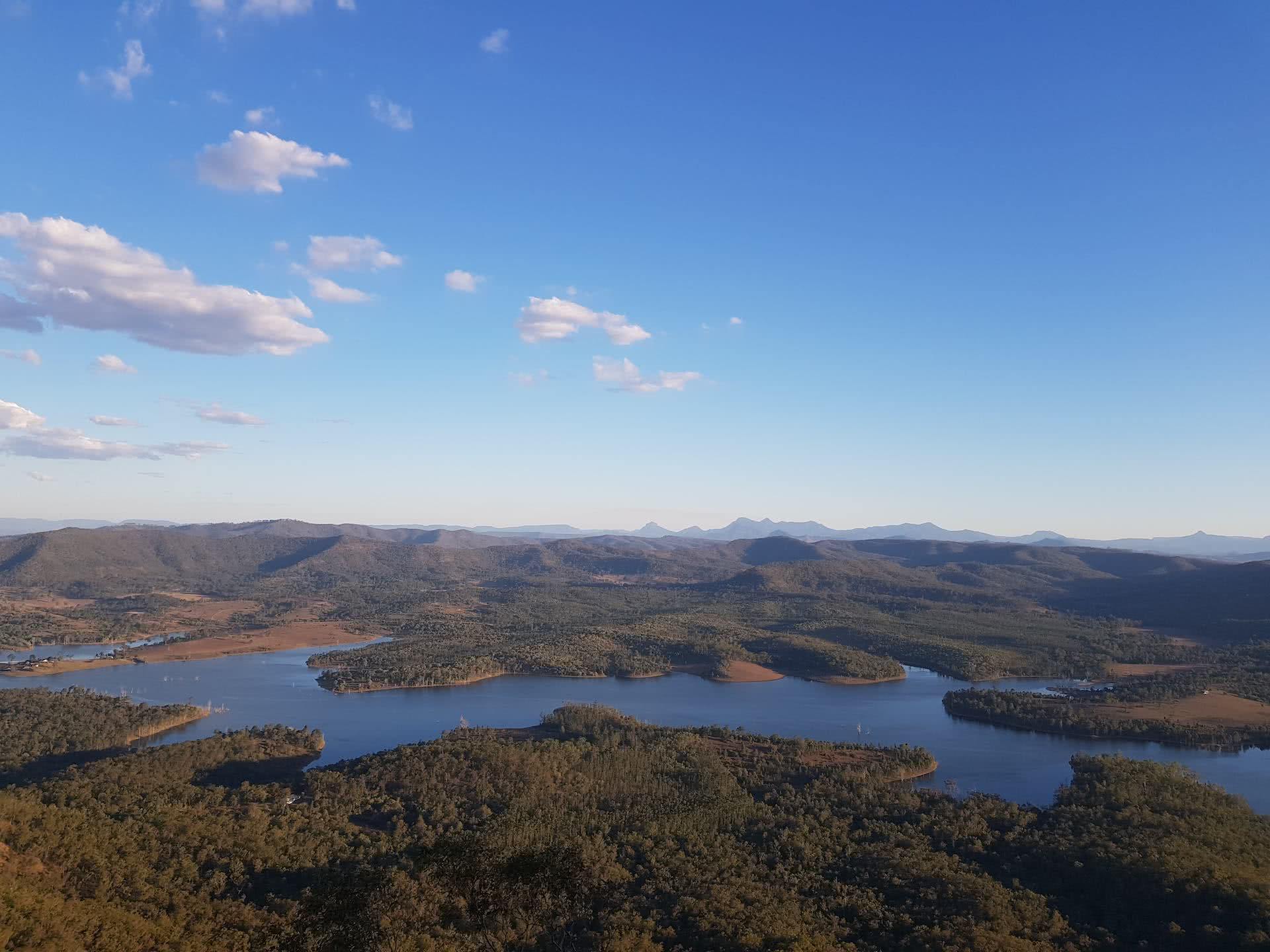 Mt Joyce is Brisbane's Most Underrated Campground, Saphira Schroers, Wyaralong Dam, view, lake