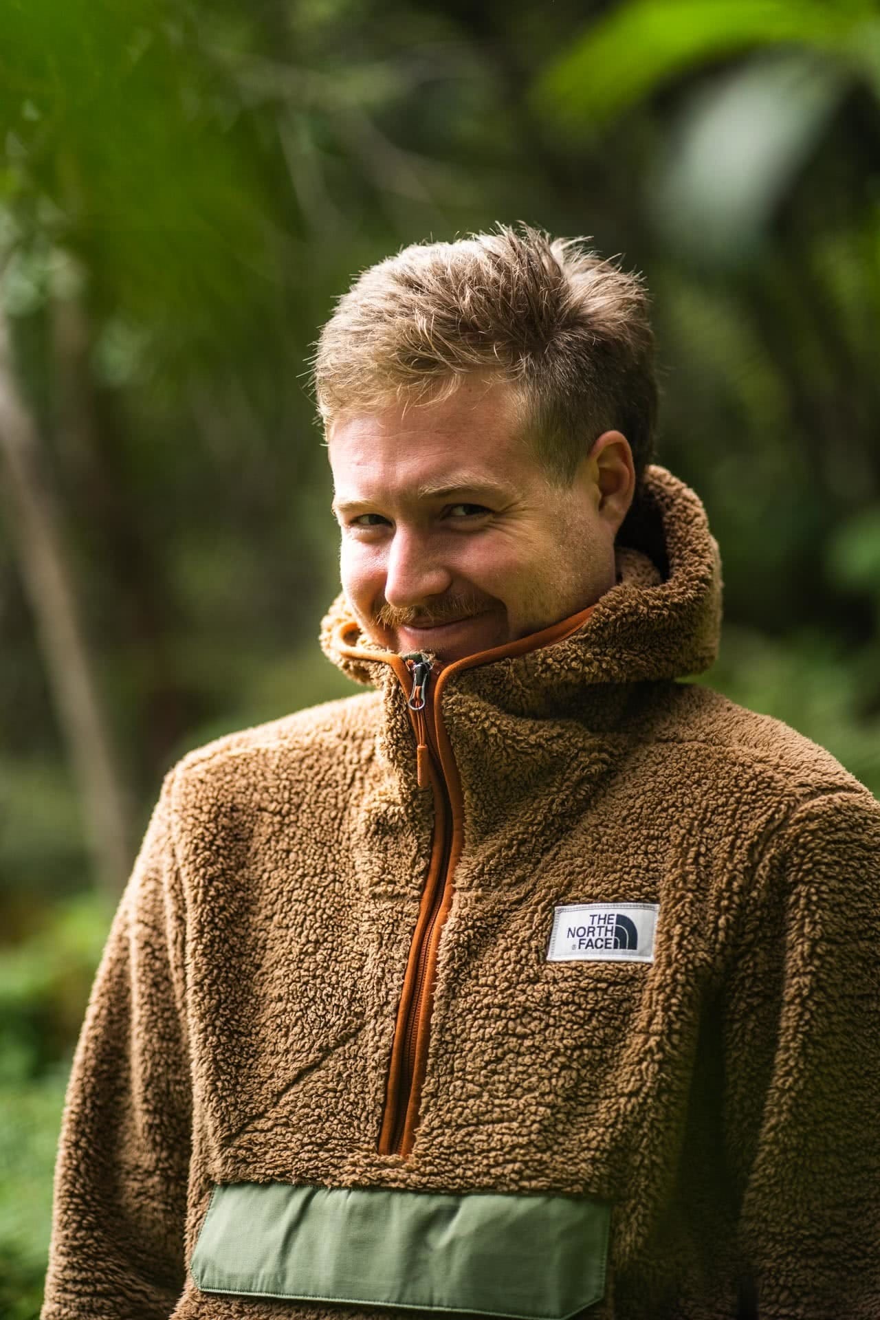 TNF Campshire Fleece-3, photo by @thetantrap, modelled by Tim Ashelford, berry island, nsw