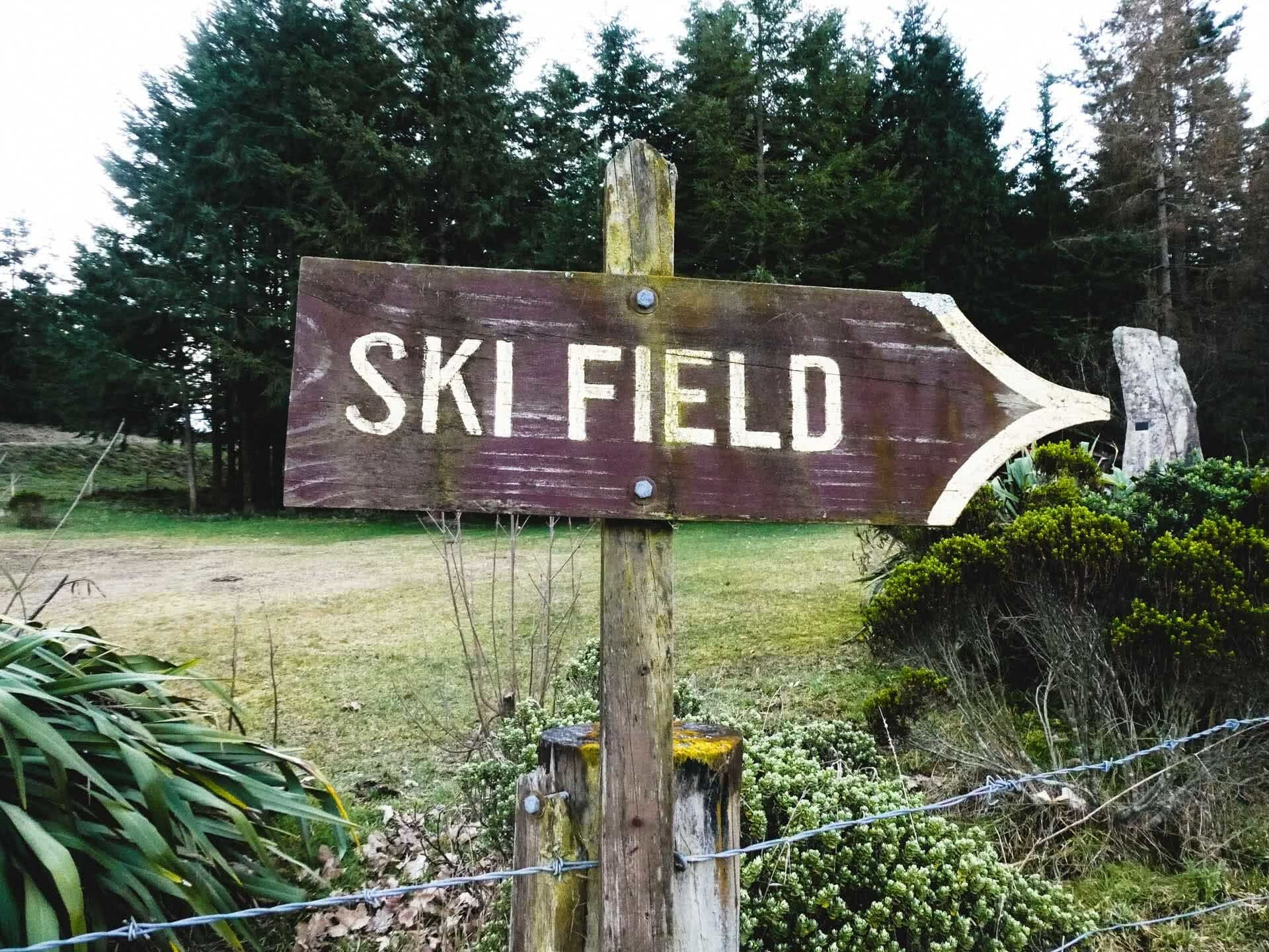 11 Sign to Fox River skifield, 24 Incredible Ski Fields & Resorts in New Zealand, Huw Kingston, New Zealand