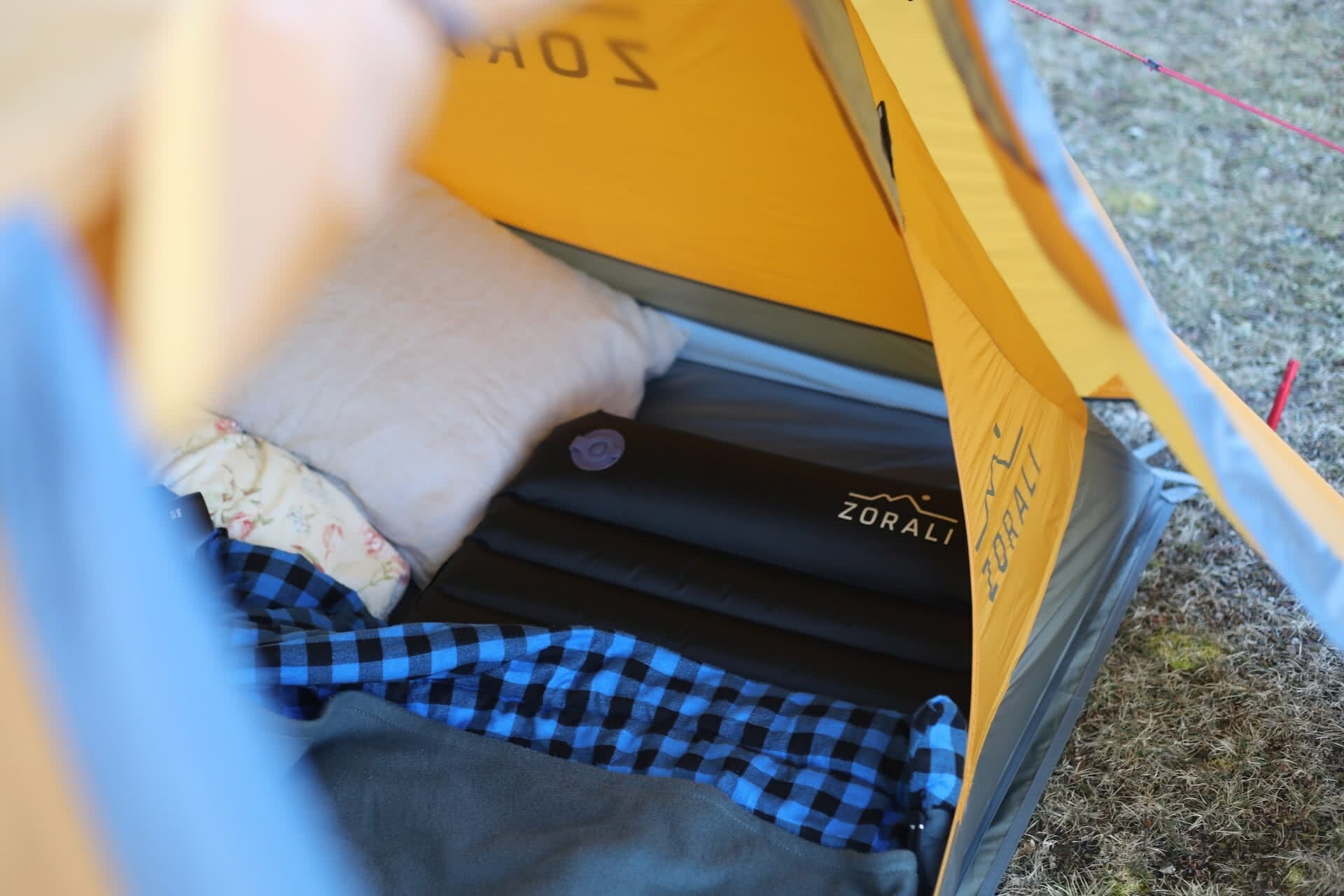 Zorali ultralight insulated sleeping mat.2, winter camping, sleeping bag