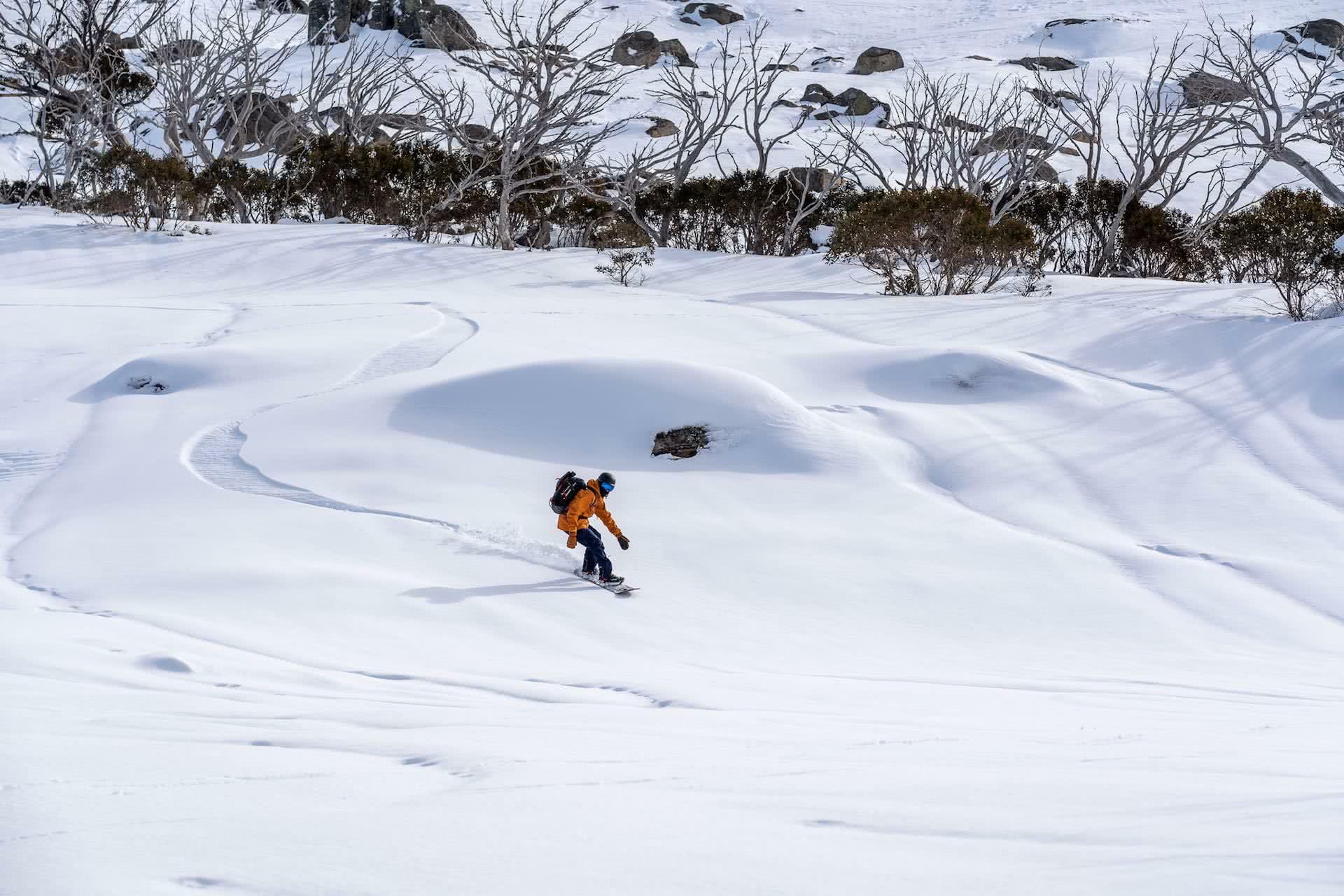 Patagonia Powslayer Jacket And Pants // Gear Review by Mattie Gould, photo by Jon Harris, splitboarding, snow, backcountry