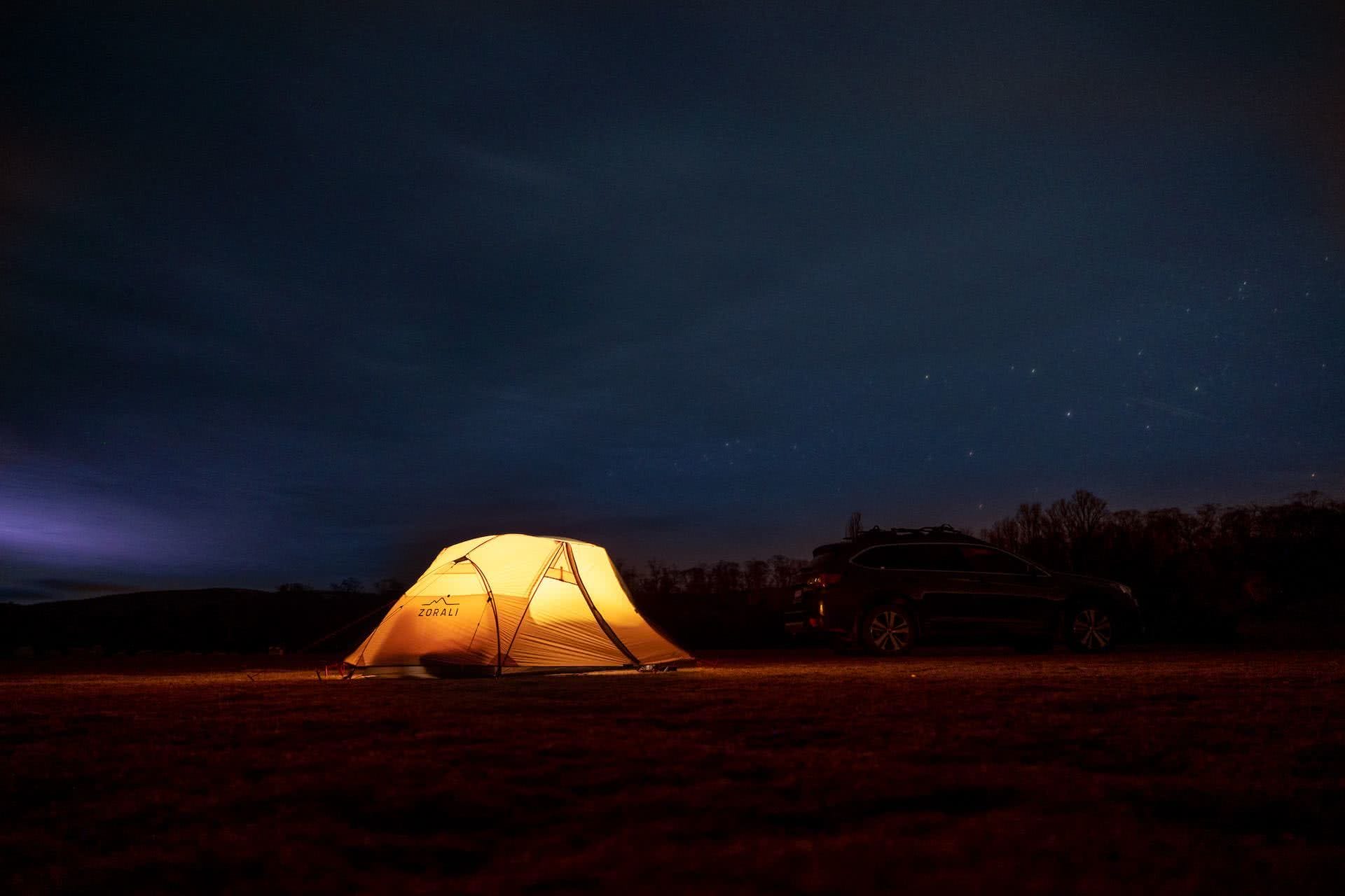 Zorali Highlands 2P Tent // Gear Review, Jon Harris, tent, Kiandra Plains, Snowy Mountains, camping, night, torch