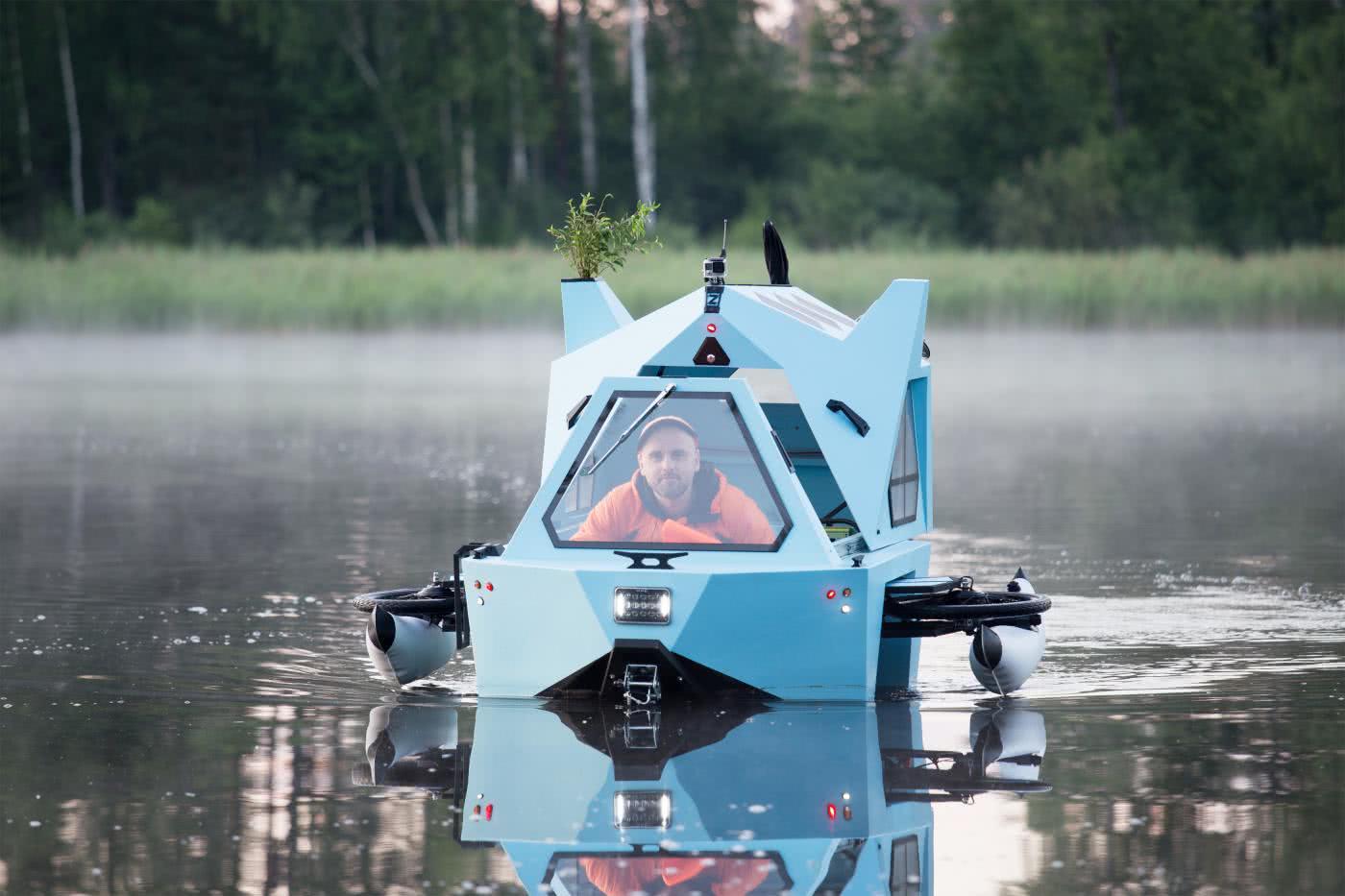 This All-In-One Bike Boat & Camper Can Take You Anywhere