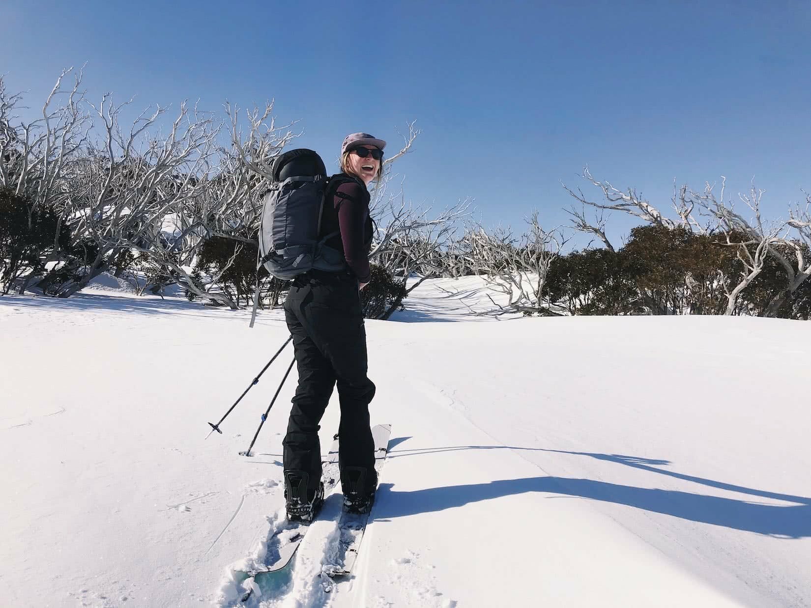 Wilderness Wear Switch Hoodie // Gear Review by Kate Donald, splitboarding