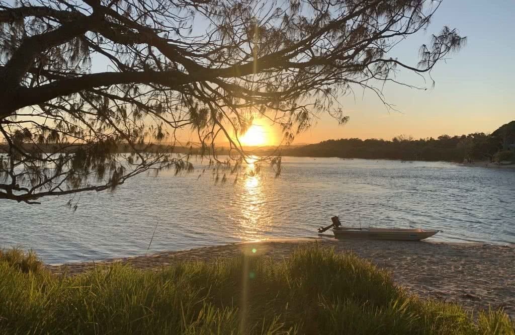 Coffs Harbour to Yamba: 125km of Coastal Hiking, Wendy Bruere, sunset, ocean, river, tree