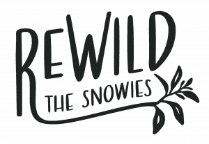 rewild the snowies, logo, png