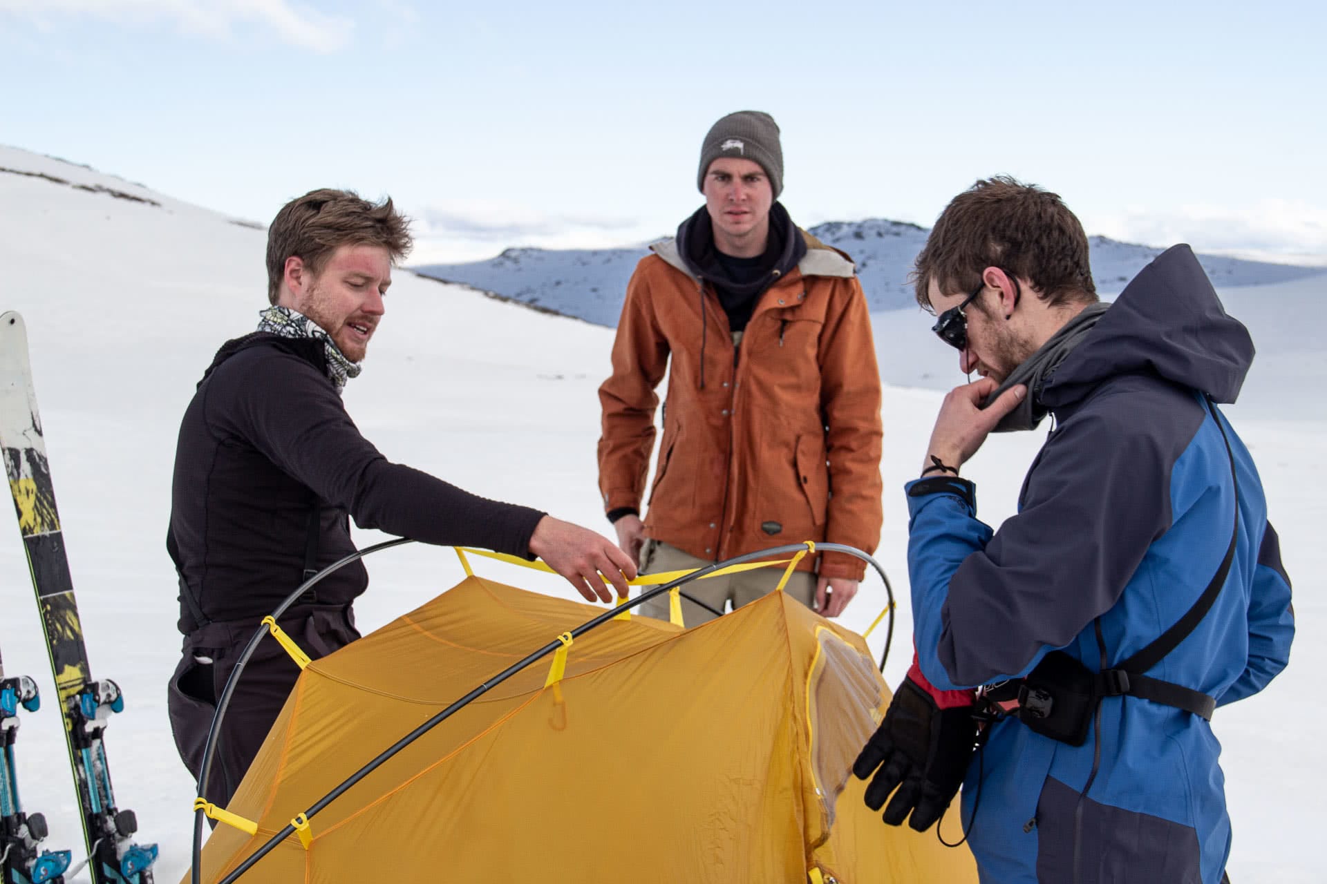 Mont Dragonfly 4 Season Tent // Gear Review, photo tim ashelford, albina pass, kosciuszko, main range, nsw, setup