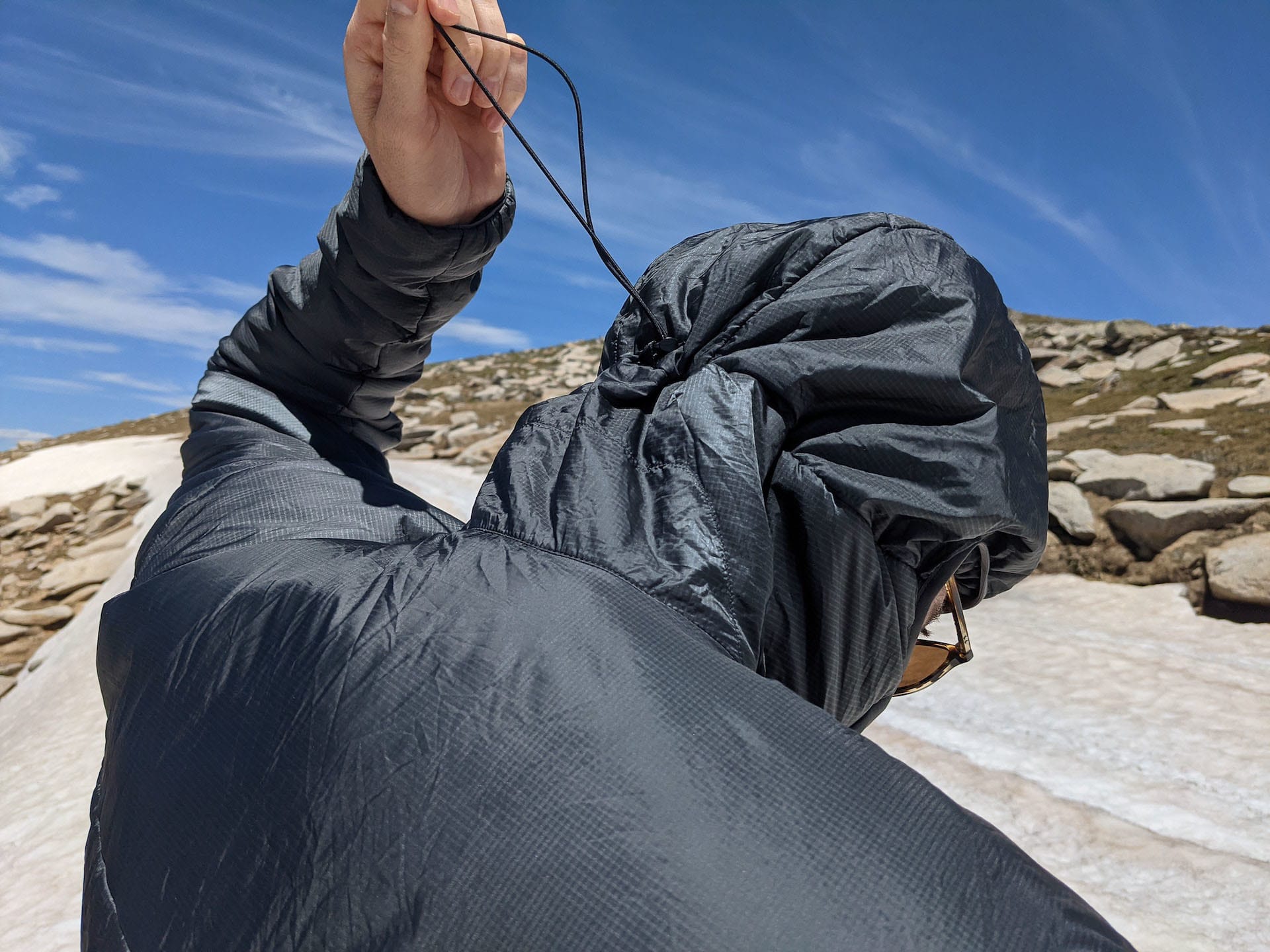 Arc'teryx Nuclei FL Jacket // Gear Review, Aidan howes, kosciuszko, hood