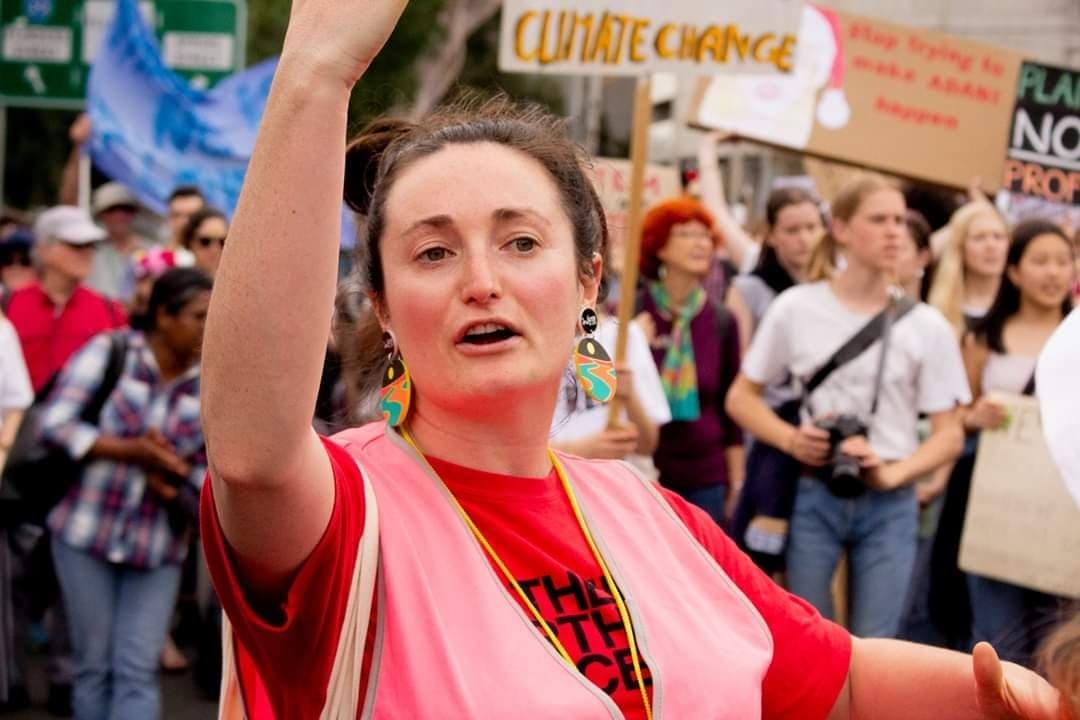 coralie fleming, protesting, activism