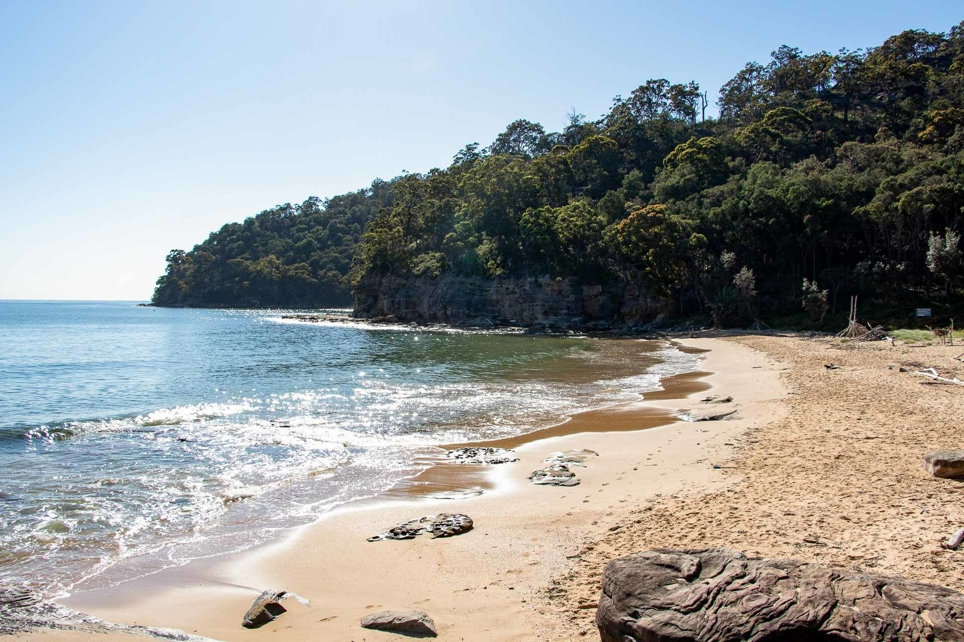 Flint & Steel Beach – Sydney’s Secluded Escape, ayla rowe, ku ring gai national park, near sydney, nsw