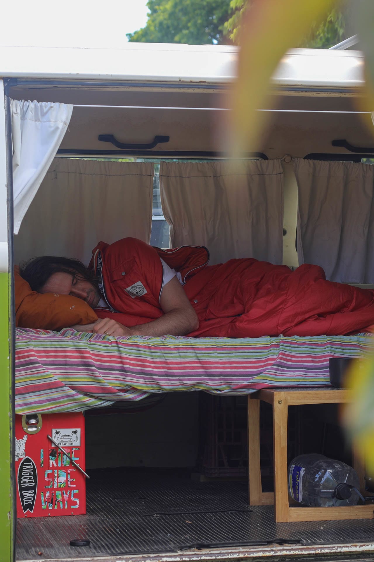 The Reversible Napsack by Poler // Gear Review, mattie gould, sleeping bag, jacket, who knows,, kombi, van