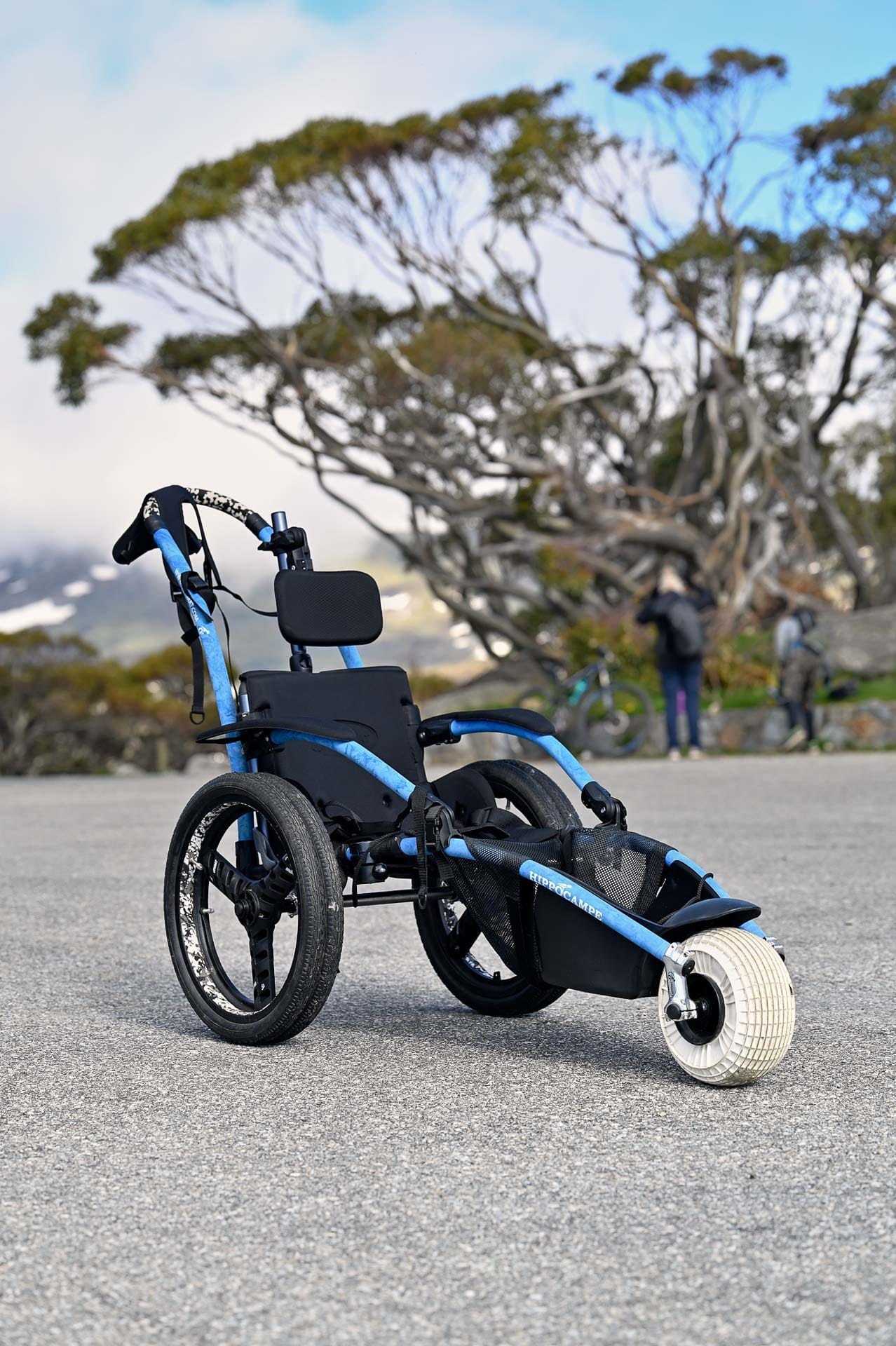 Rugged, all-terrain chairs are essential for accessible adventuring. Some National Parks have them available for hire, hippocampe, 4 Ideas for Accessible Adventures in NSW, joe kennedy, kosciuszko national park, summit track