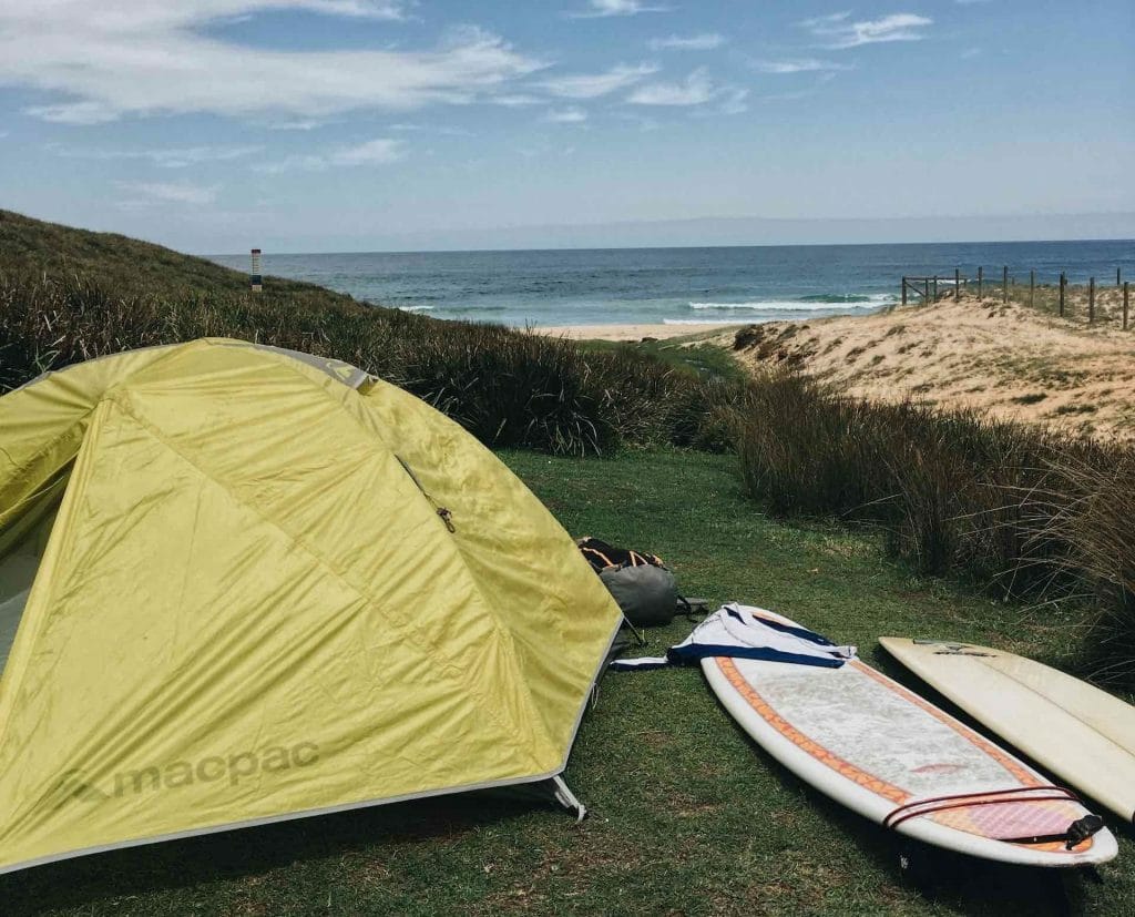 Hike Your Surfboards to Dreamy North Era Campground Right by the Beach, James Tugwell - Royal National Park, Surfing, Hiking, Camping, North Era Campground