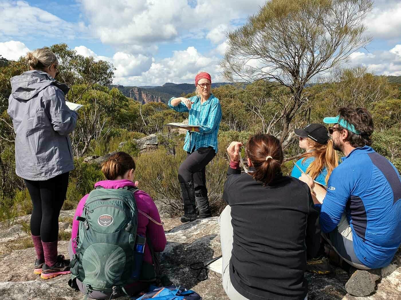 Nav course Blue Mts with Caro Ryan Credit Rachel Dimond, how to navigate