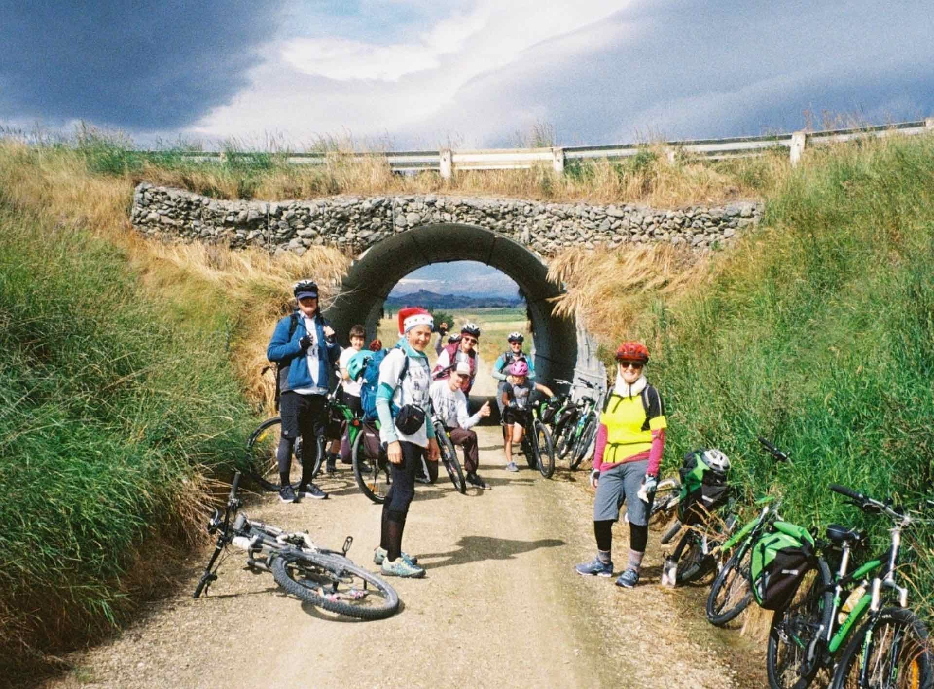 Family Fun on The Otago Central Rail Trail, Jessie McRae, New Zealand, family, bike, ride, happy, film photo