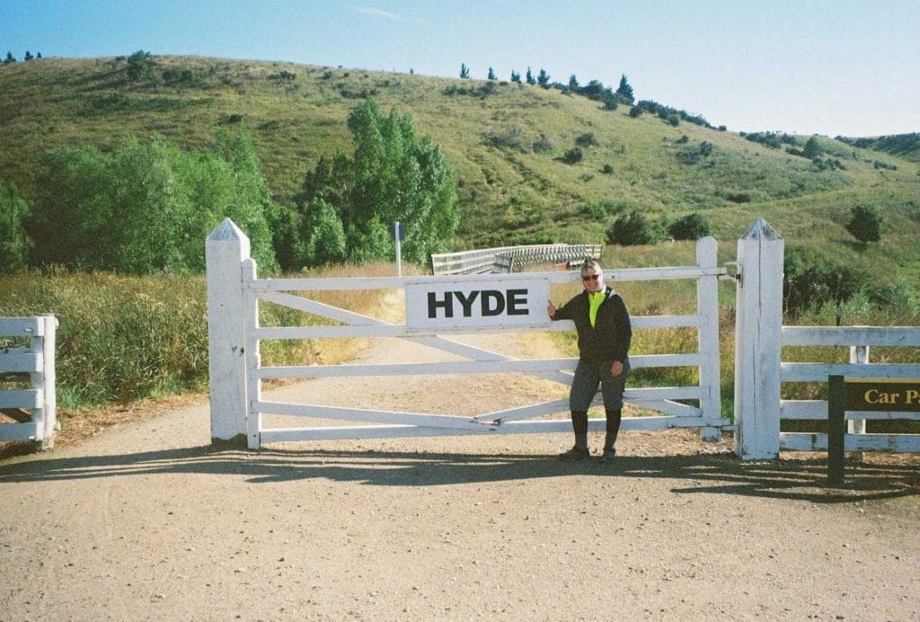 Family Fun on The Otago Central Rail Trail, Jessie McRae, New Zealand, woman, trail, gate, ride