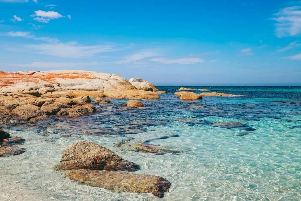 Tassie's East Coast on Wheels - 5 Days of White Beaches, Waves, & Wilderness, Leigh Williams, Unsplash, Bay of Fires, ocean