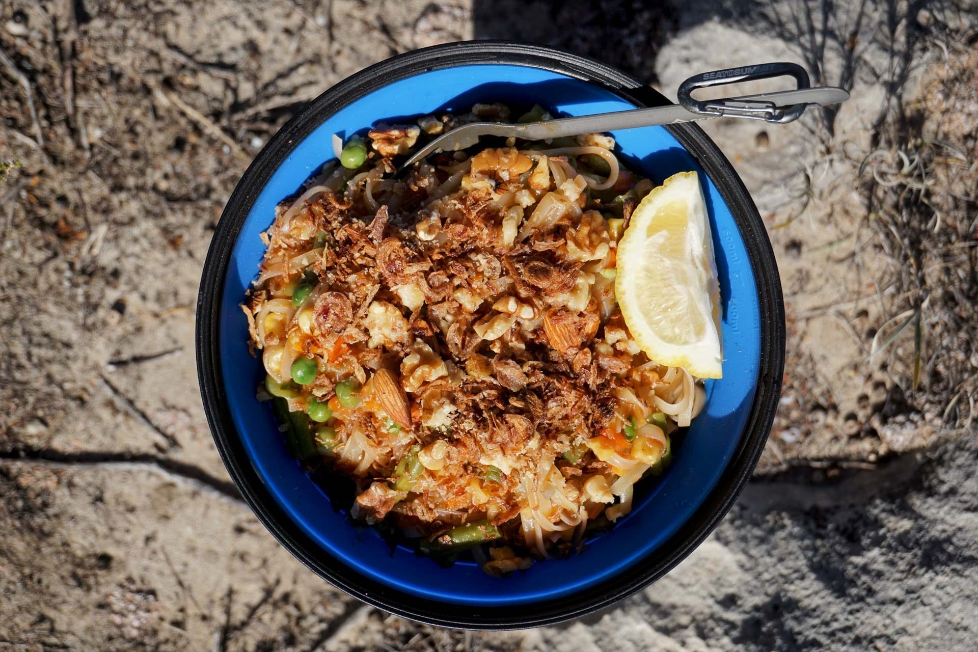 How to Make This Hiking Pad Thai, vanessa hidayat, thecampstovechef, jetboil, hiking stove, dehydrated meal,