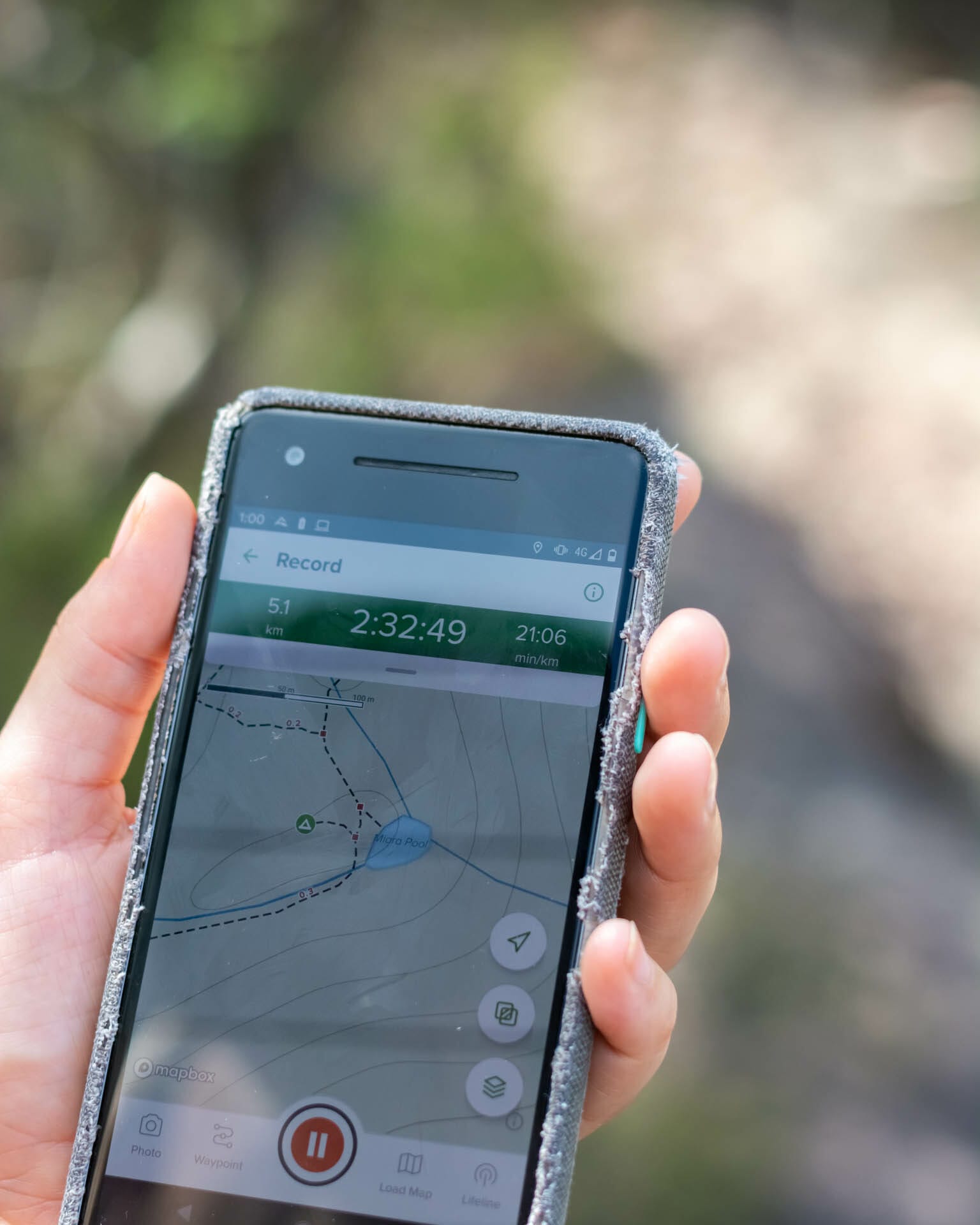 Is AllTrails Pro a Hiking App Worth Paying For?, Photos by Matt Pearce, Bullawarring track, heathcote national park, nsw, hikes near sydney, phone, app,
