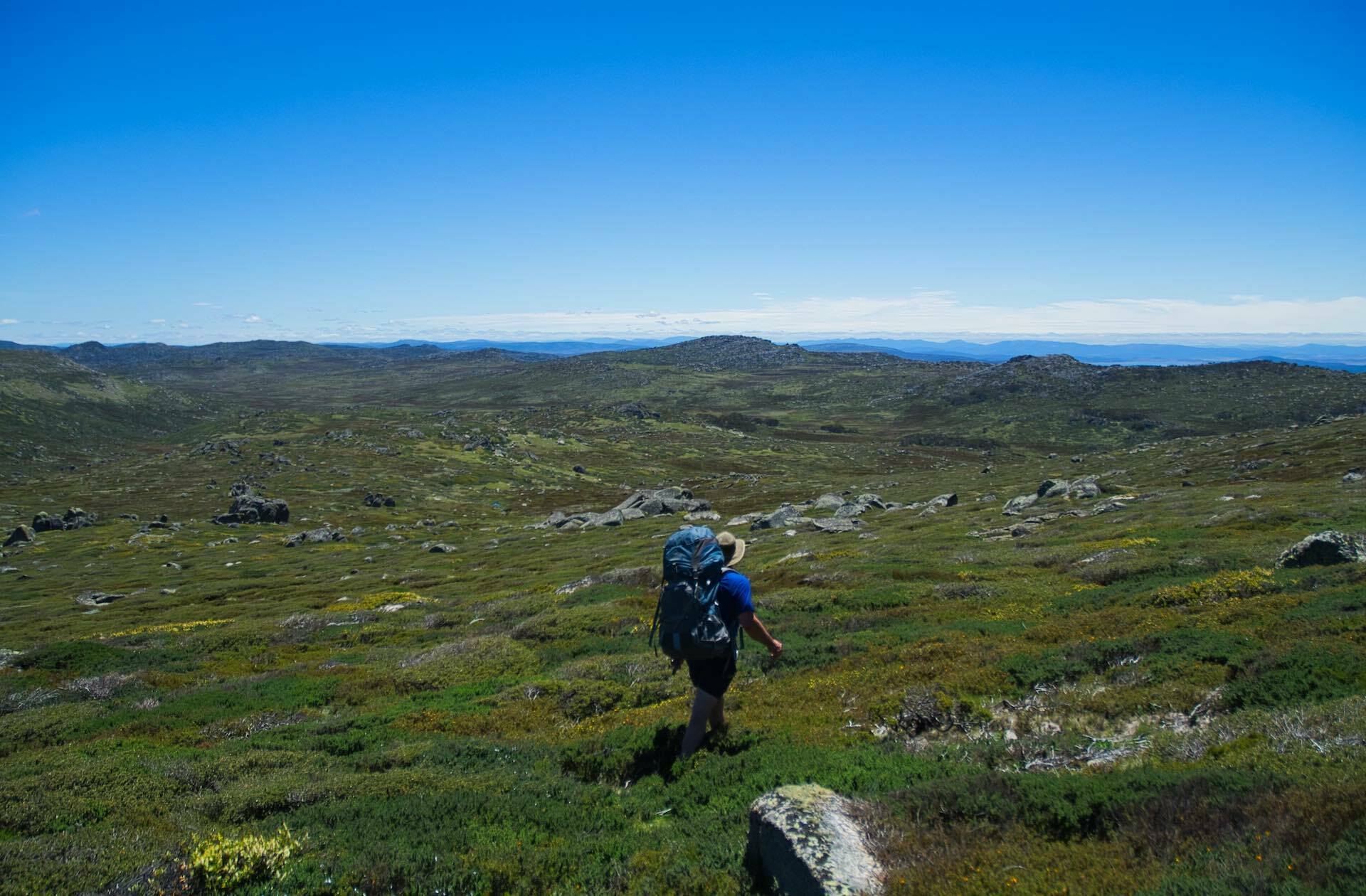 Hut-to-Hut Hiking Through Kosiuszko's Kerries Range, Zac de Silva, Kosciuszko National Park, backcountry, hiking