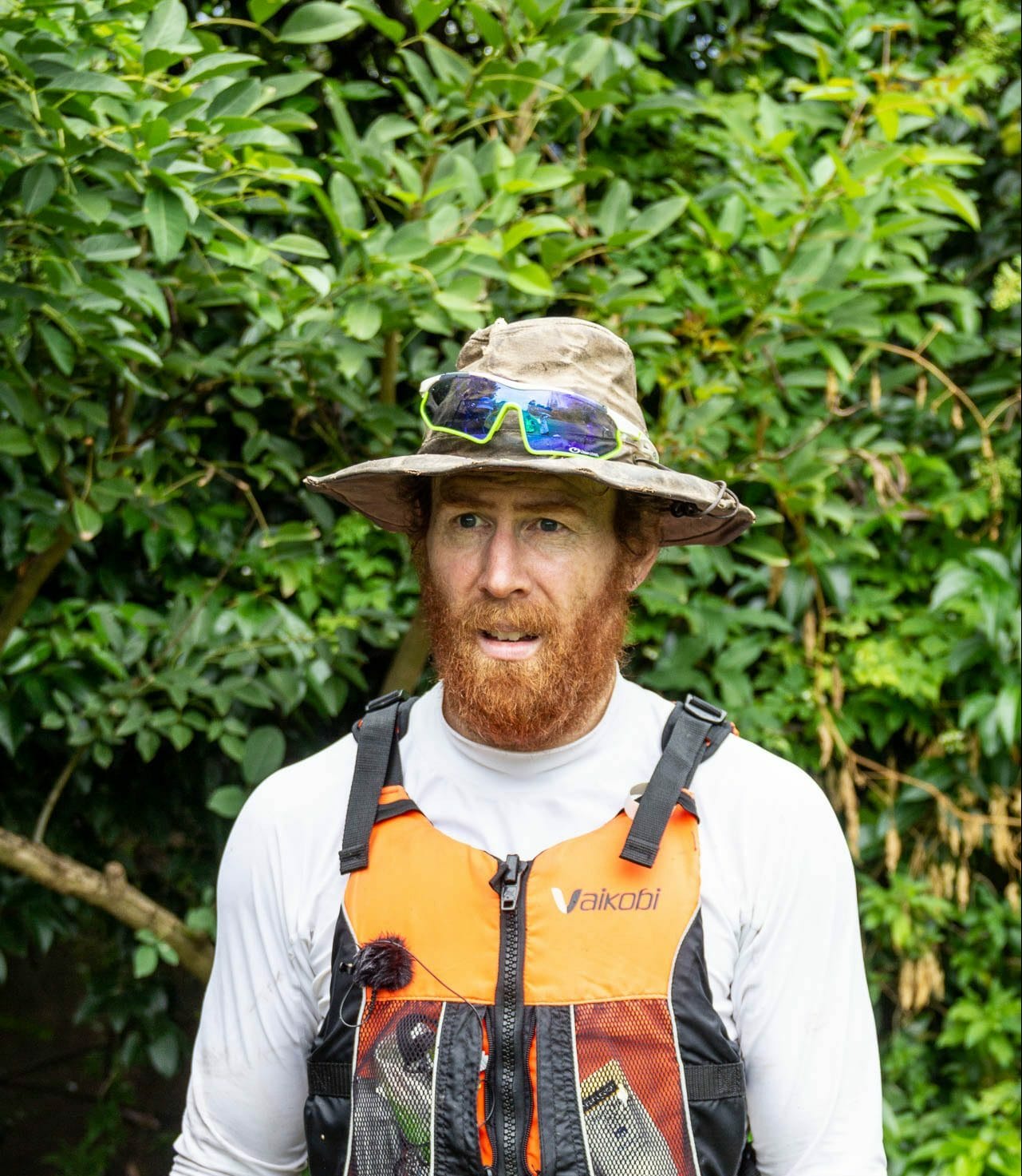 What the Heck Is Beau Miles Up to Now?, photo by Tim Ashelford, bad river, beau miles, kayak, portrait