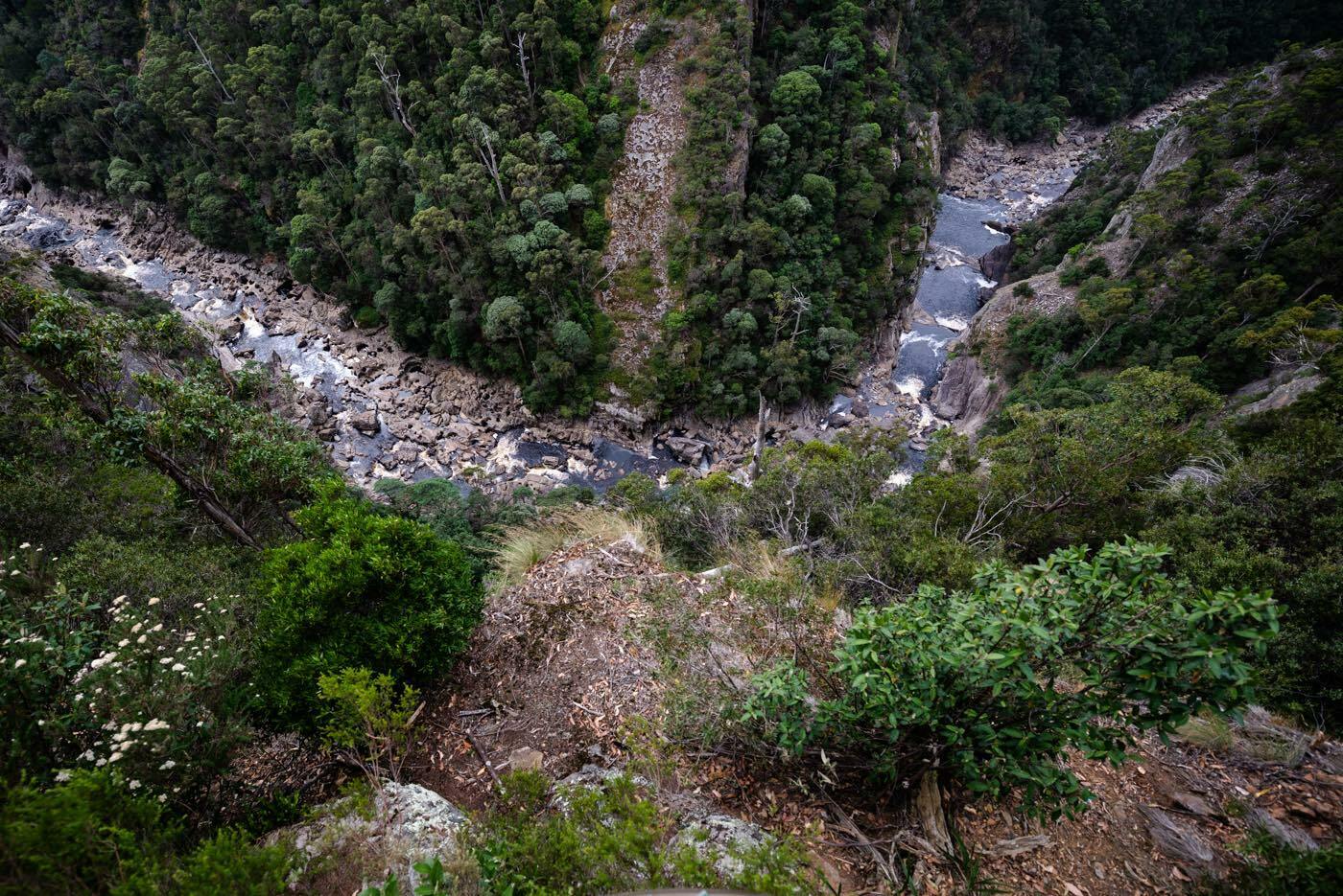 Tassie’s Leven Canyon is a Remarkable Ravine, Megan Warner, river, canyon floor, forest, lookout