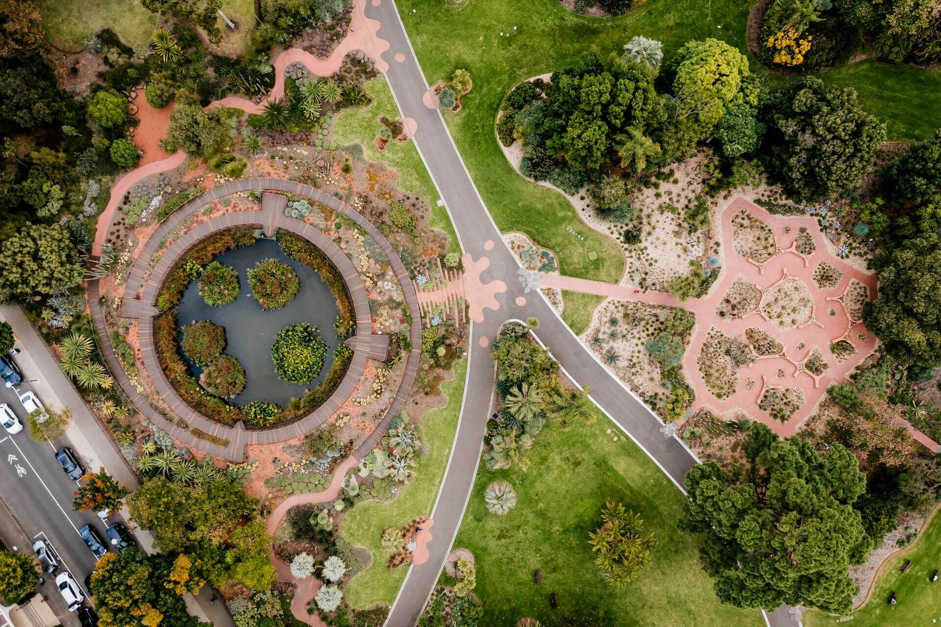 Royal Botanic Gardens - aerial, Visit Victoria