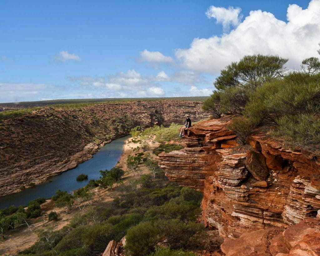 Road Tripping WA’s Coral Coast From Desert to Reef, Jordan Clayden-Lewis, Nature's Window, Kalbarri, river, gorge