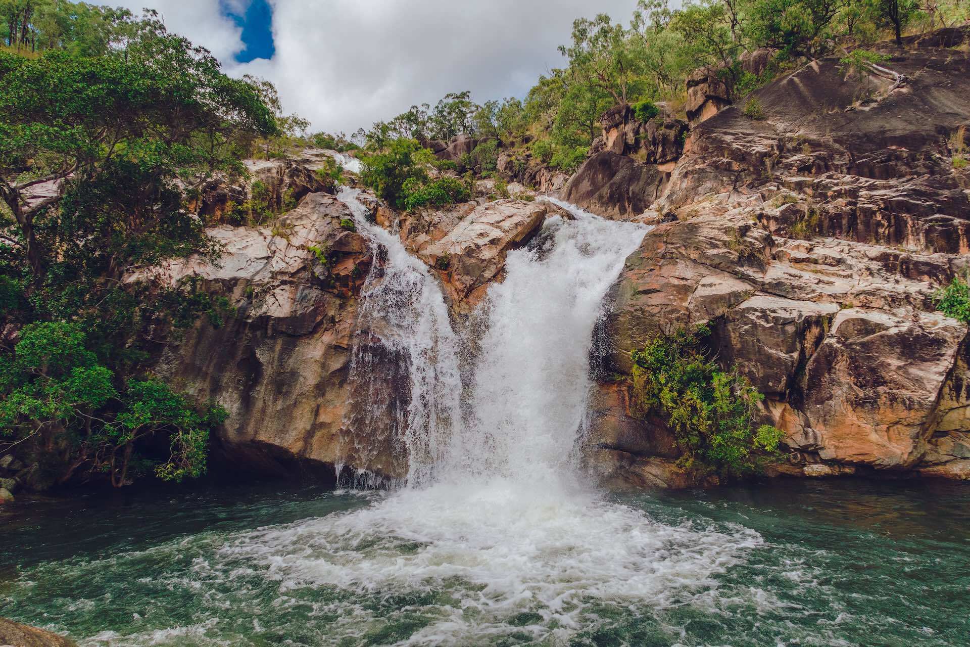 10 of The Best Wild Swimming Spots Around Cairns, photo cred: TTNQ, Emerald Creek Falls, waterfall, swimming holes