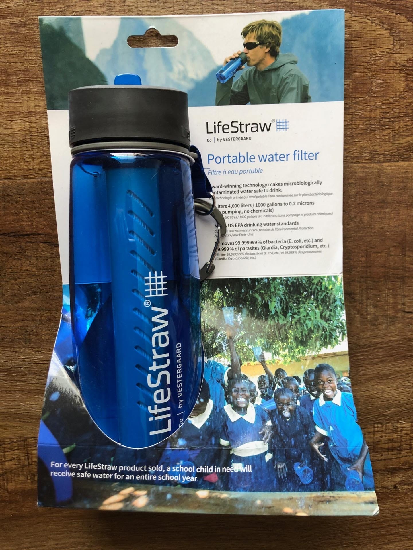LifeStraw Go Water Bottle – Gear Review, andrew boyle, product packaging