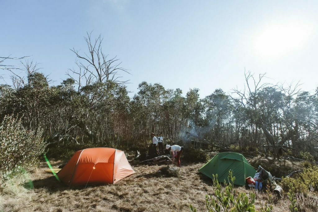 Mt Cobbler Summit Makes For a Stunning Sunrise And Overnight Hike, photo by Henry Brydon, friends, tent, camping, Wangaratta, Victoria
