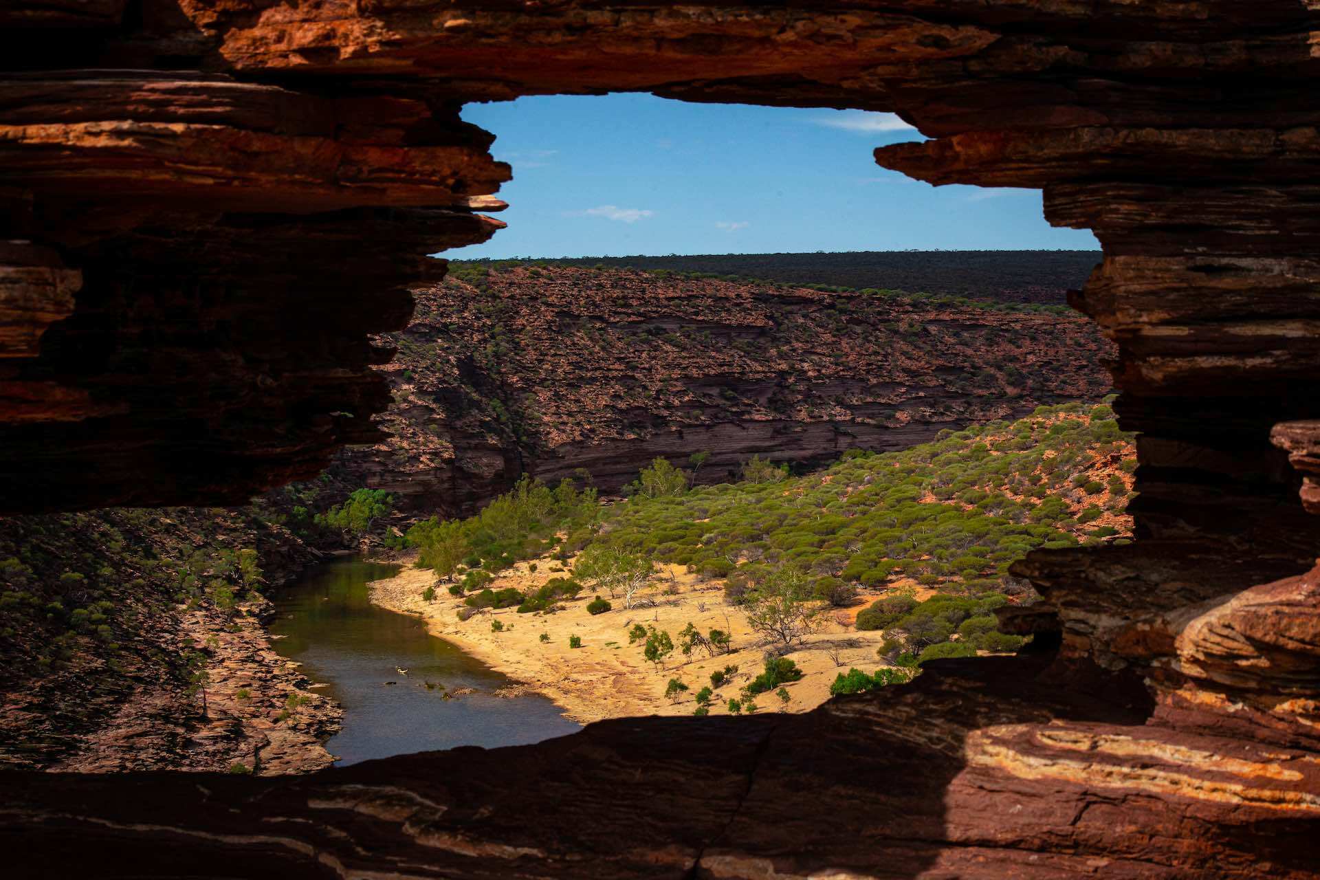 Kalbarri Isn’t Just a Stop on a Road Trip – It’s a Destination, Casey Fung, Nature's Window, cliff, gorge, river
