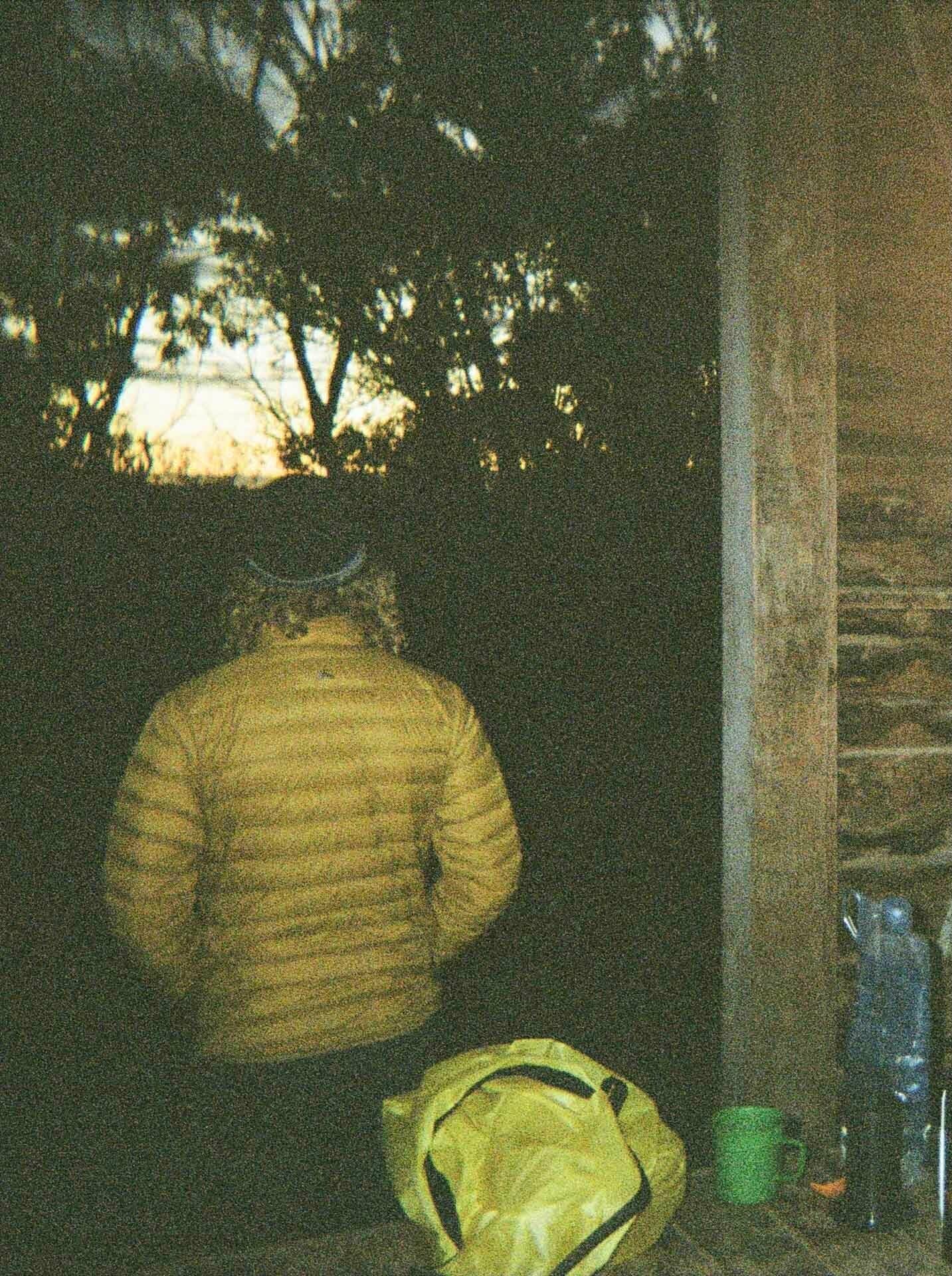 6 Things I Learned in 6 Days on the Great Ocean Walk, Zoe parsons, great ocean walk, victoria, film, waterfall, puffer jacket, down, hut