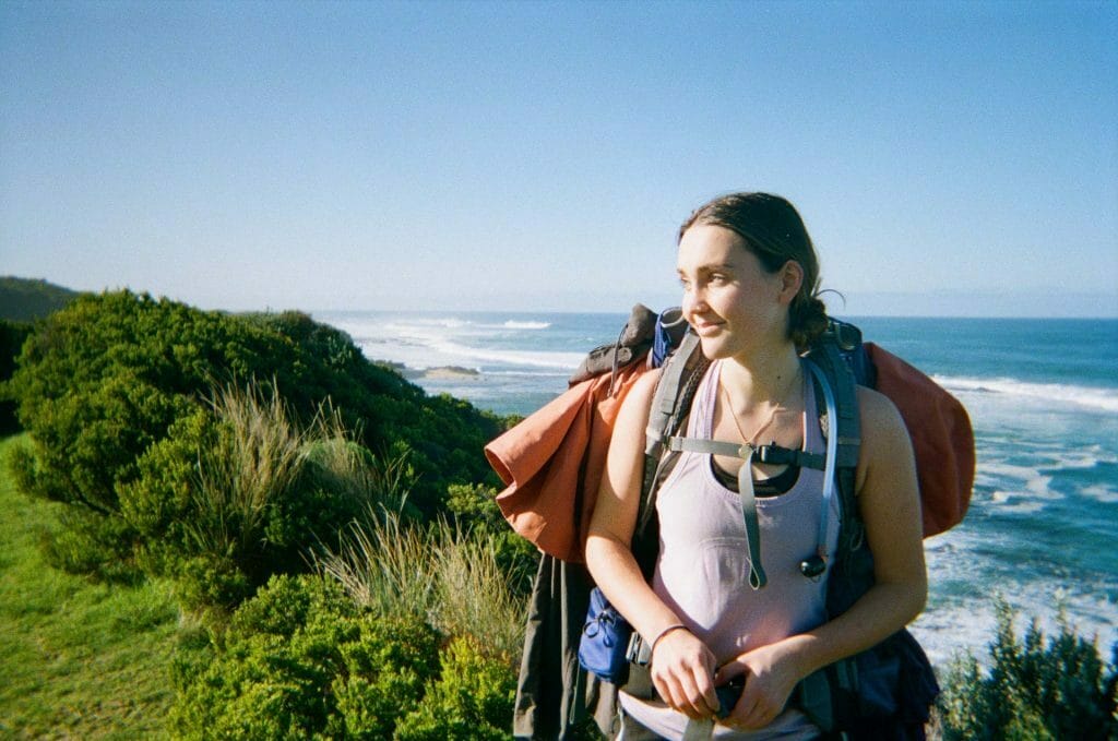 6 Things I Learned in 6 Days on the Great Ocean Walk, Zoe parsons, great ocean walk, victoria, film, portrait, hiking, coast