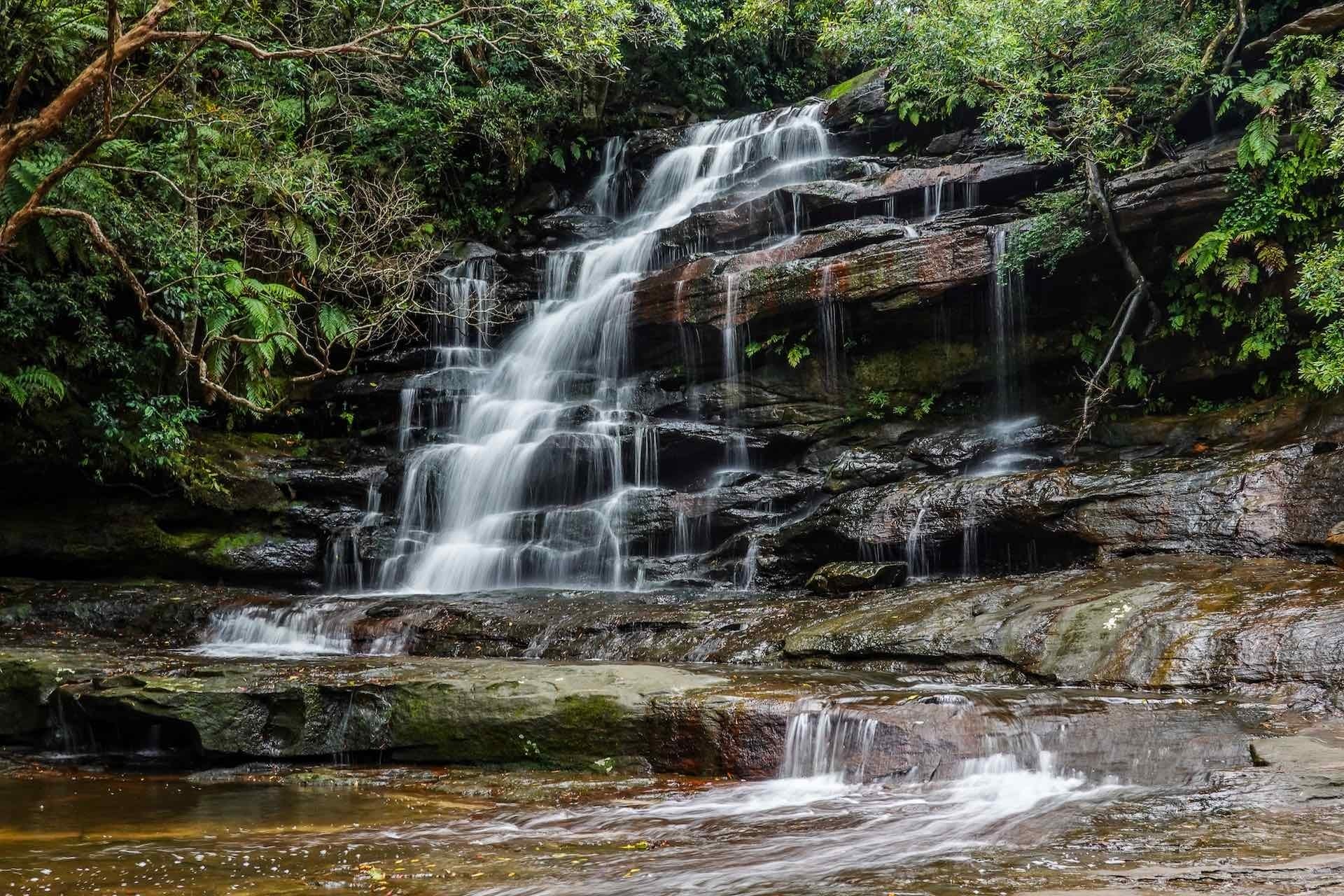 Somersby Falls is a Tranquil Nature Escape Right on Sydney’s Doorstep - Daniel Piggott, waterfall, Brisbane Water National Park, middle falls