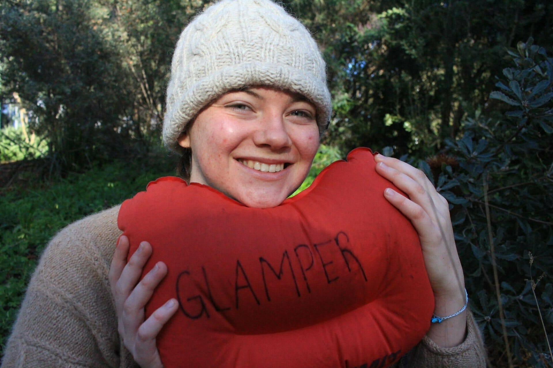 Glamping: Enticing or Insulting? - Pippa Salmon, Inflatable pillow, glamper