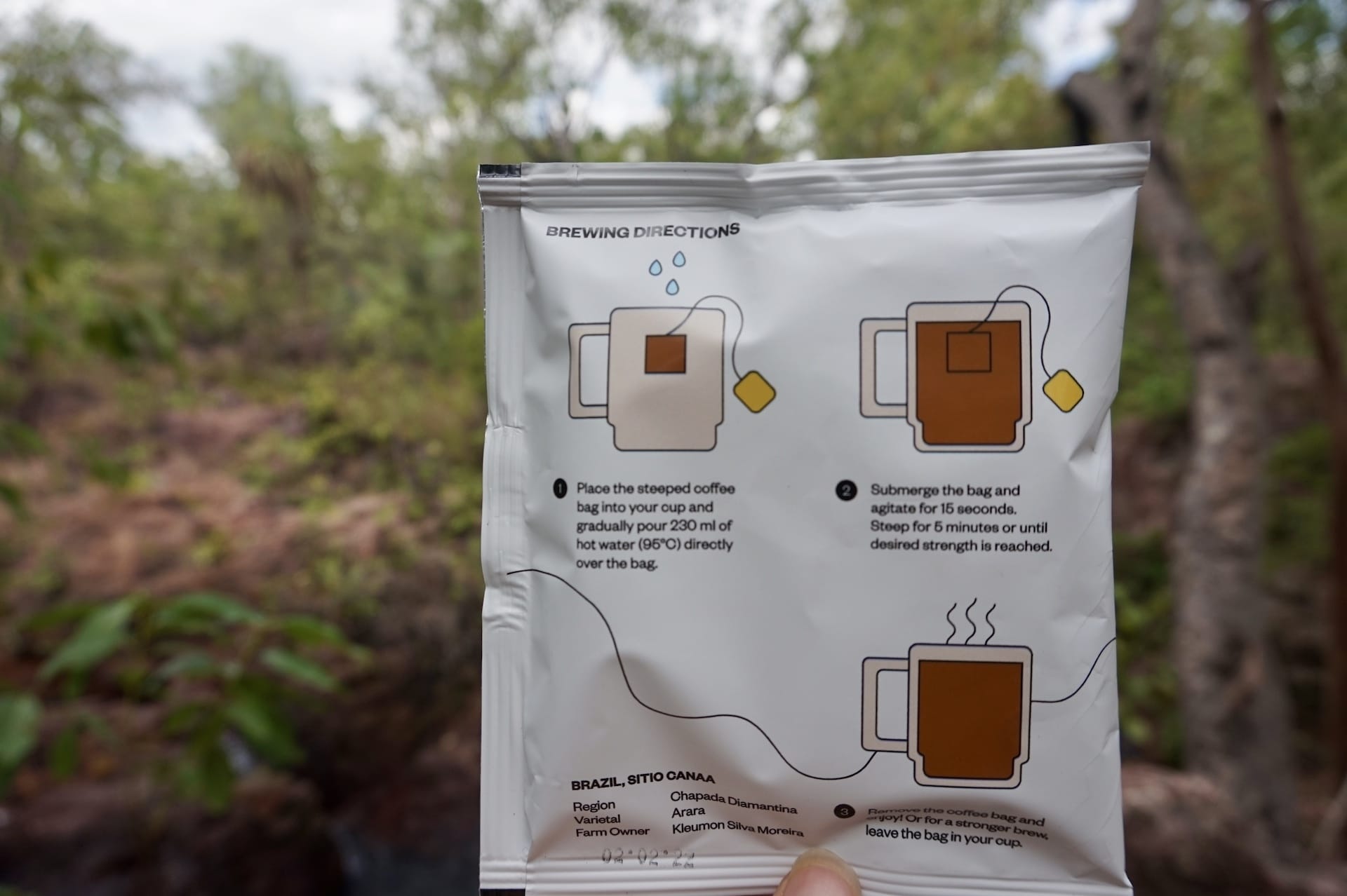 Could Stitch Coffee's Ready-to-Brew Products be the Perfect Outdoor Cuppa?, Amy Fairall, coffee bag