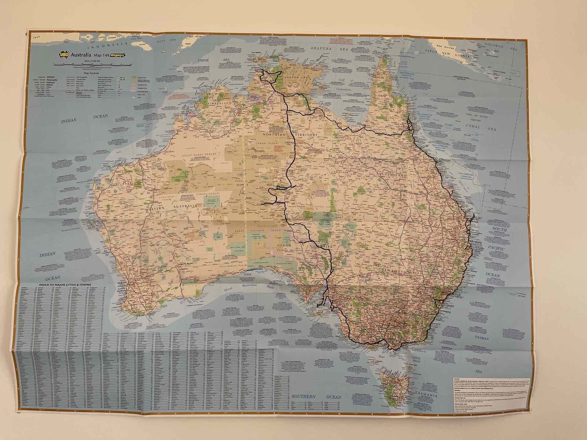 Questions Everyone Asks Me About Road-Tripping Around Australia - Zoe Parsons, Roadtrip, Map of Australia