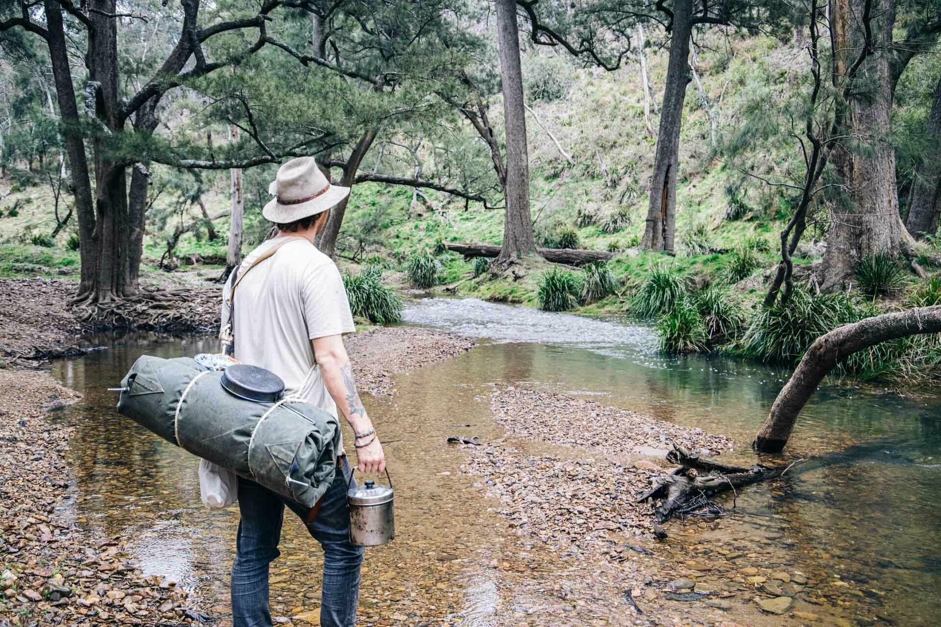 Hiking With A Swag? Scotty's Gone Walkabouts and Given It A Crack, scotty williams, scotty's gone walkabouts, swag, camping, hiking, blue mountains, nsw, traditional, bushcraft,