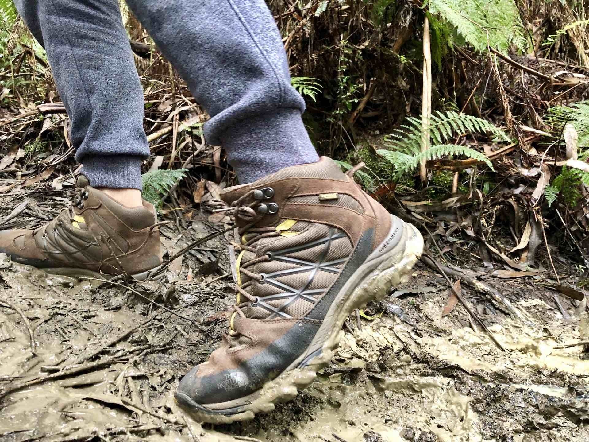 Forrest is Your Playground in the Woods - Leah Furey, Great Otway National Park, hiking, boots, mud