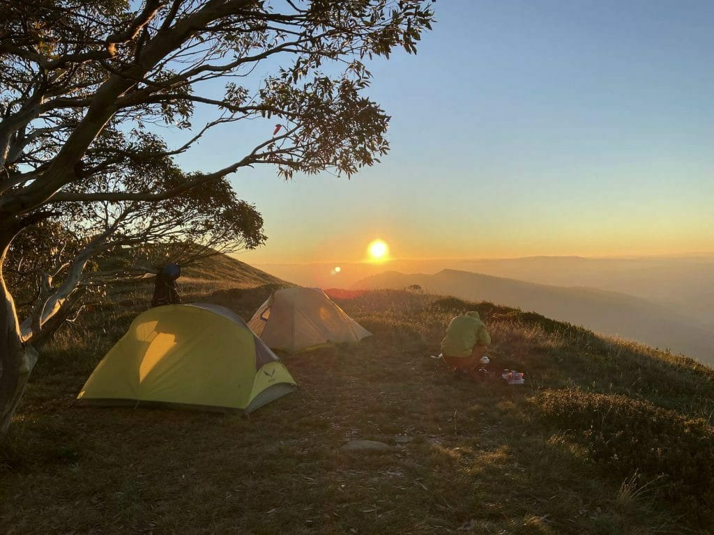 The Viking Circuit is a 40km Hike Through the VIC High Country, Ivana Dancova, Mt Speculation, sunrise, tents, camp, friends