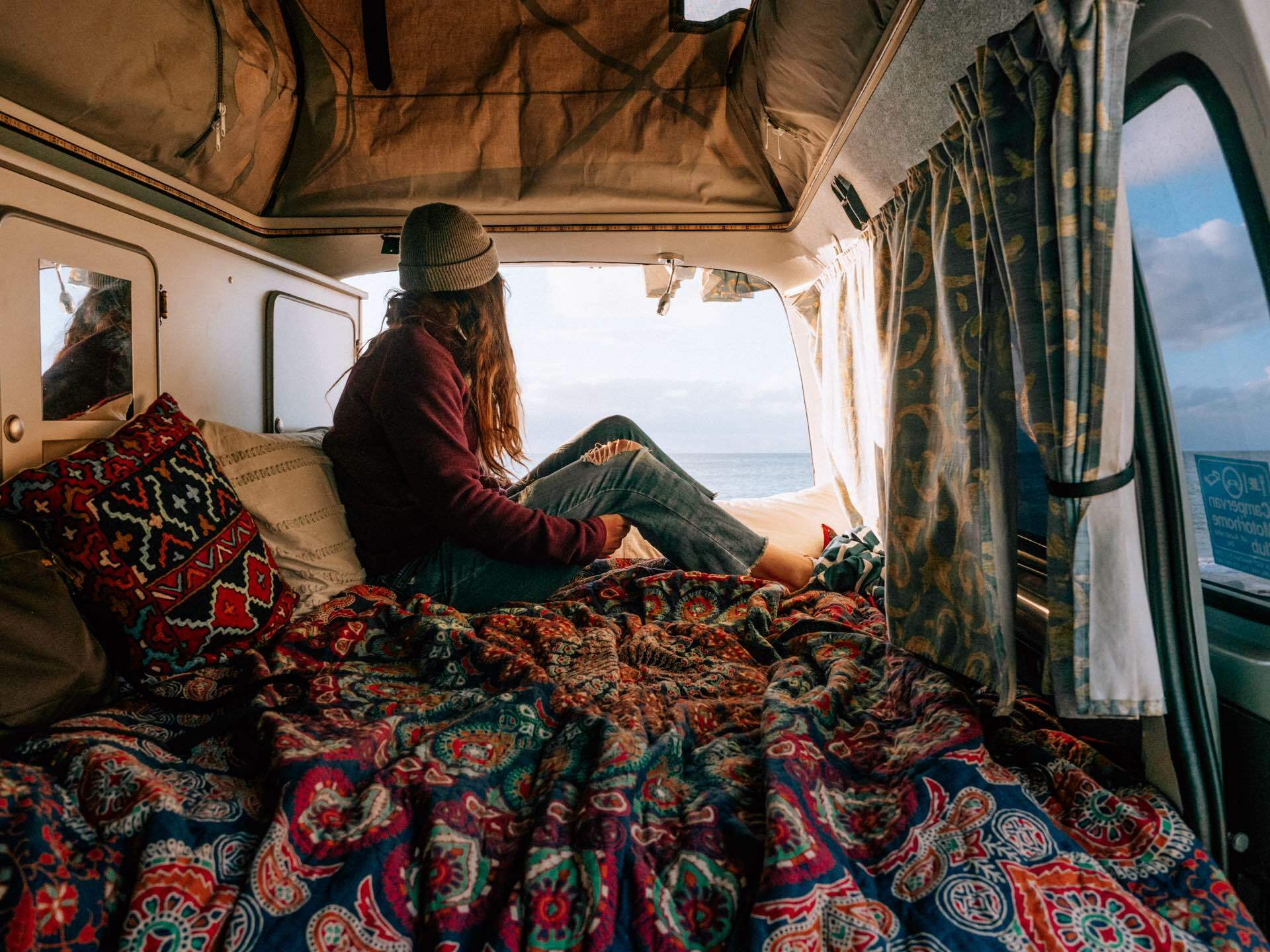Admiring the ocean view for a change, What I’ve Learnt From 6 Months of Full Time #Vanlife, shot by Elisha Donkin, outback, australia, road trip, lap, van, vanlife inside van